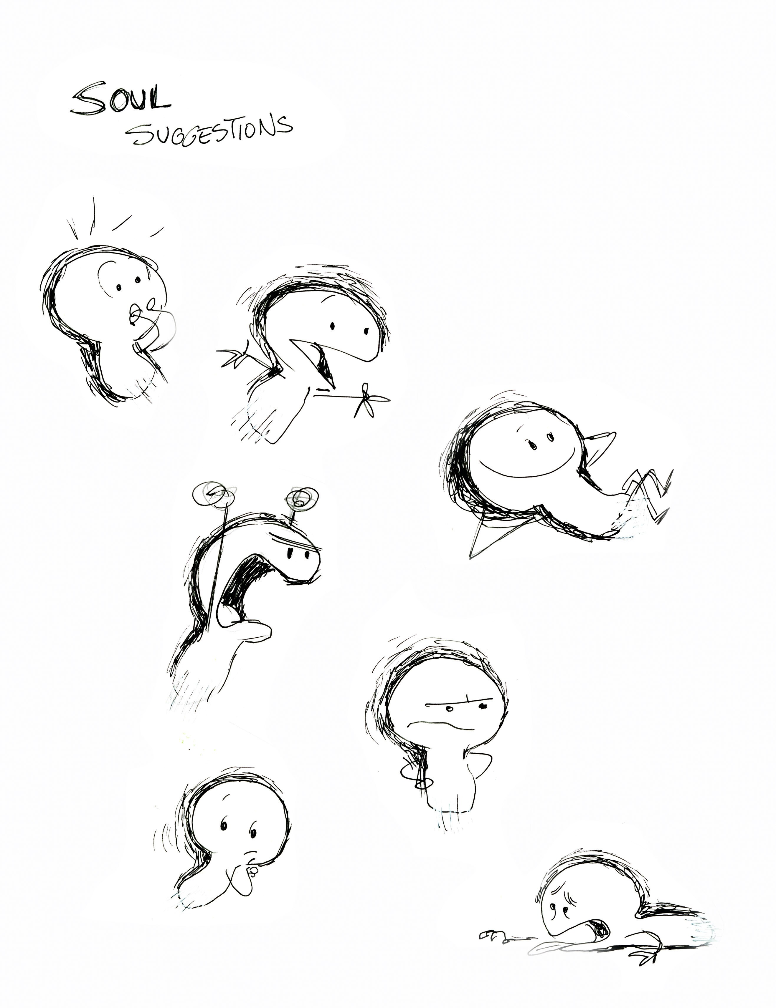 pete docter's early soul sketches