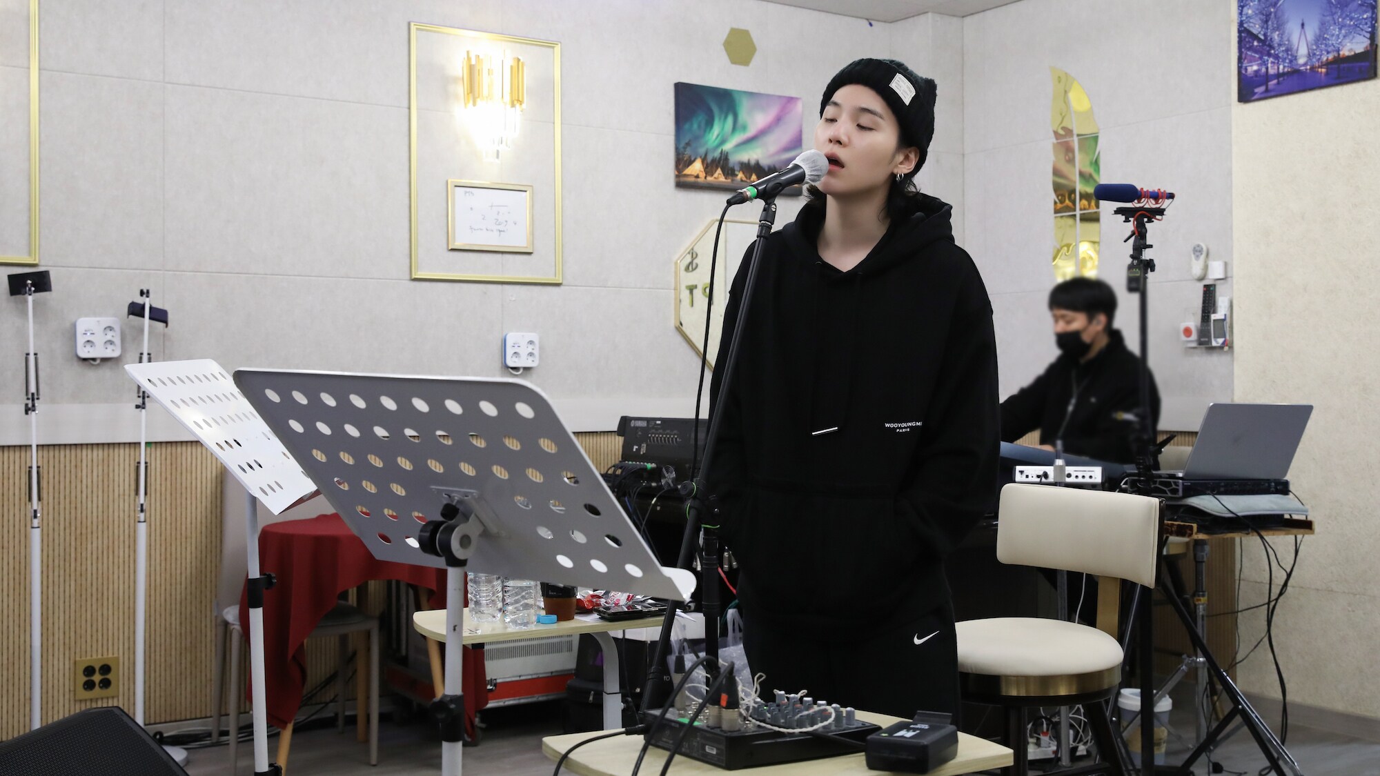 In “SUGA: Road to D-DAY,” viewers will see the BTS star searching for musical inspiration for his upcoming album D-DAY. Traveling around the world in search of musical inspiration, SUGA will be at his most vulnerable as he discusses his writer’s block with other musicians, and delves deep into his most traumatic memories to pen lyrics for several of his latest songs.