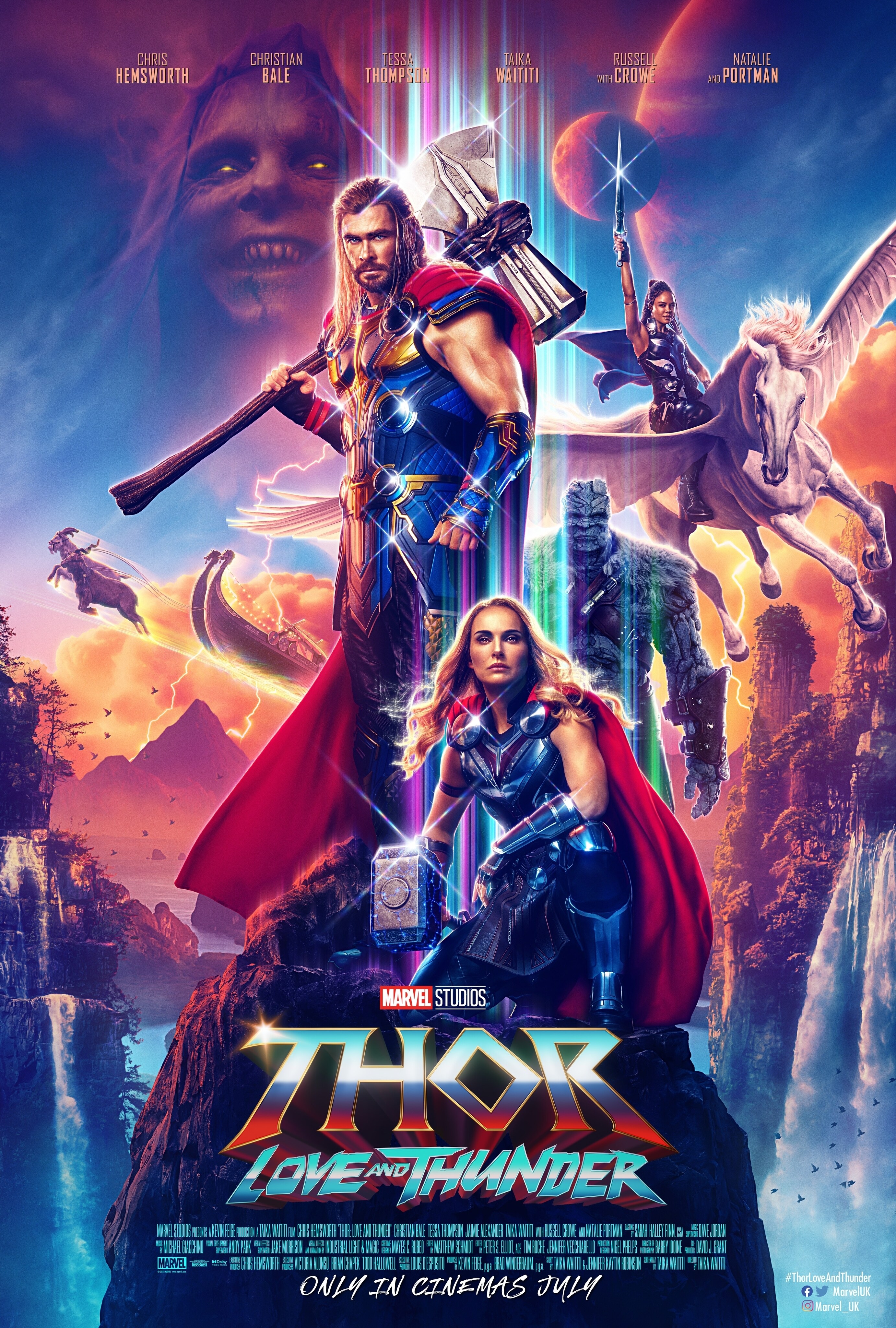 New Thor: Love and Thunder poster