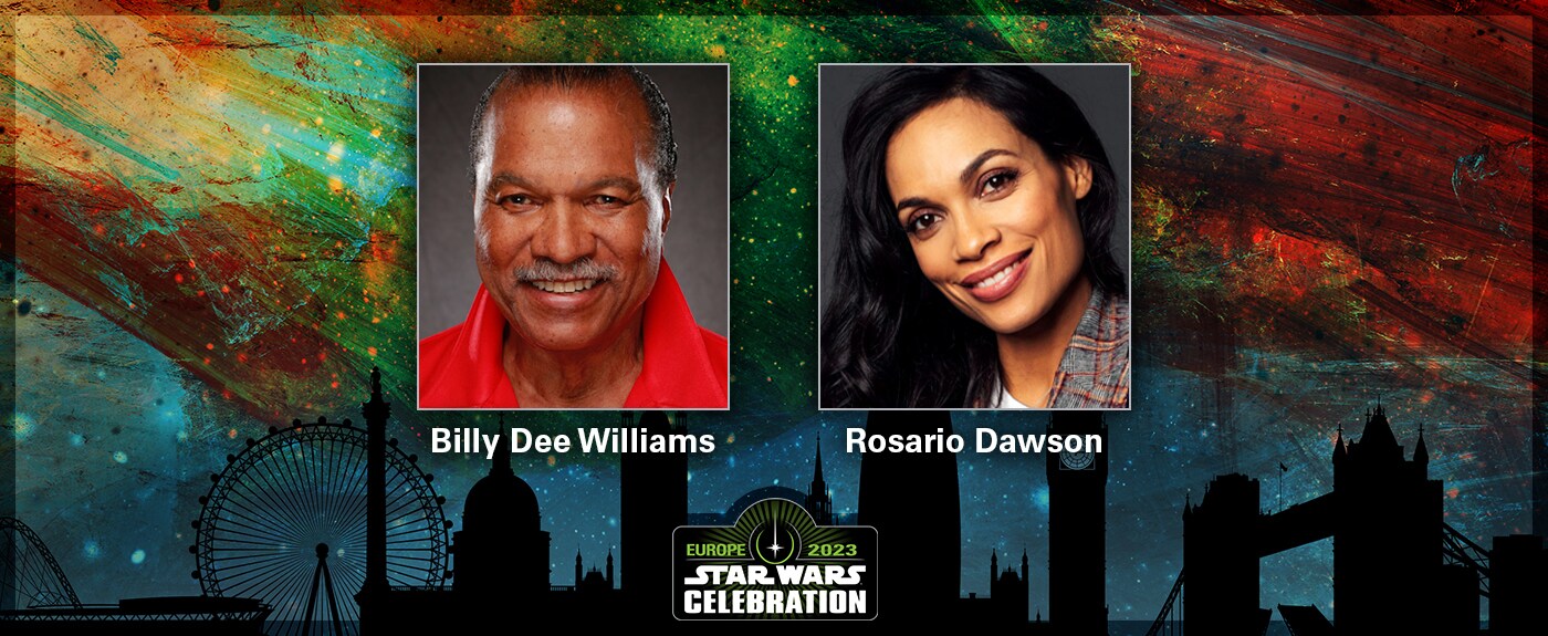 Billy Dee William and Rosario Dawson