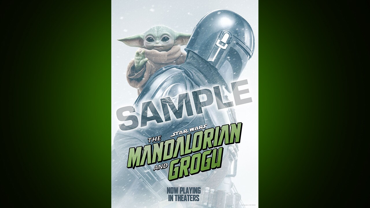 STARWARS スターウォーズ マンダロリアン グローグー ポスター 2026年5月22日に公開の映画、「スター・ウォーズ/マンダロリアン