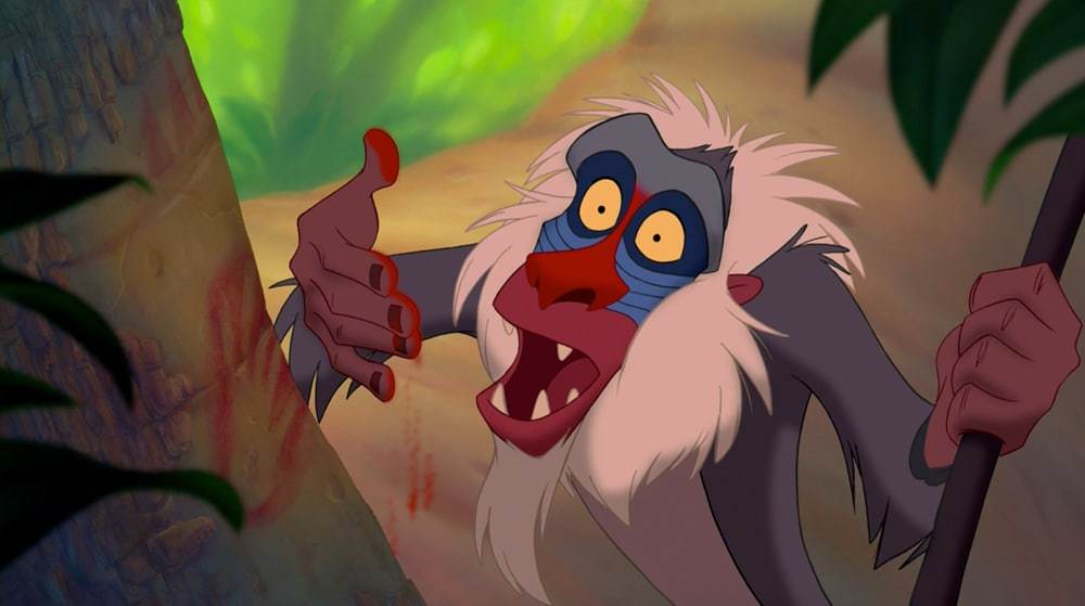 Rafiki from the animated movie "The Lion King"