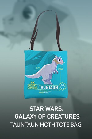Star Wars Galaxy of Creatures Tauntaun for Hoth Tote Bag