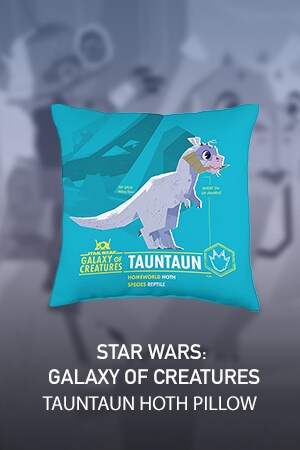 Star Wars Galaxy of Creatures Tauntaun for Hoth Throw Pillow