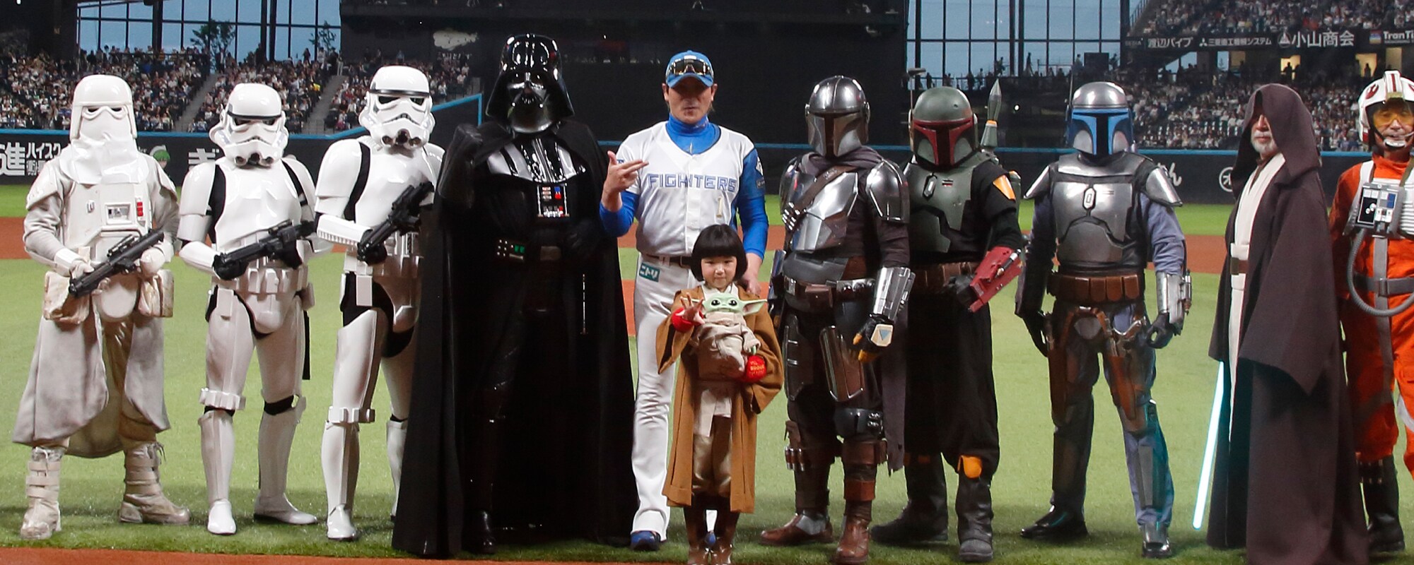 日本ハム　ファイターズ　スターウォーズ　STAR WARS シャツ エスコン STAR WARS Tシャツ ファイターズ