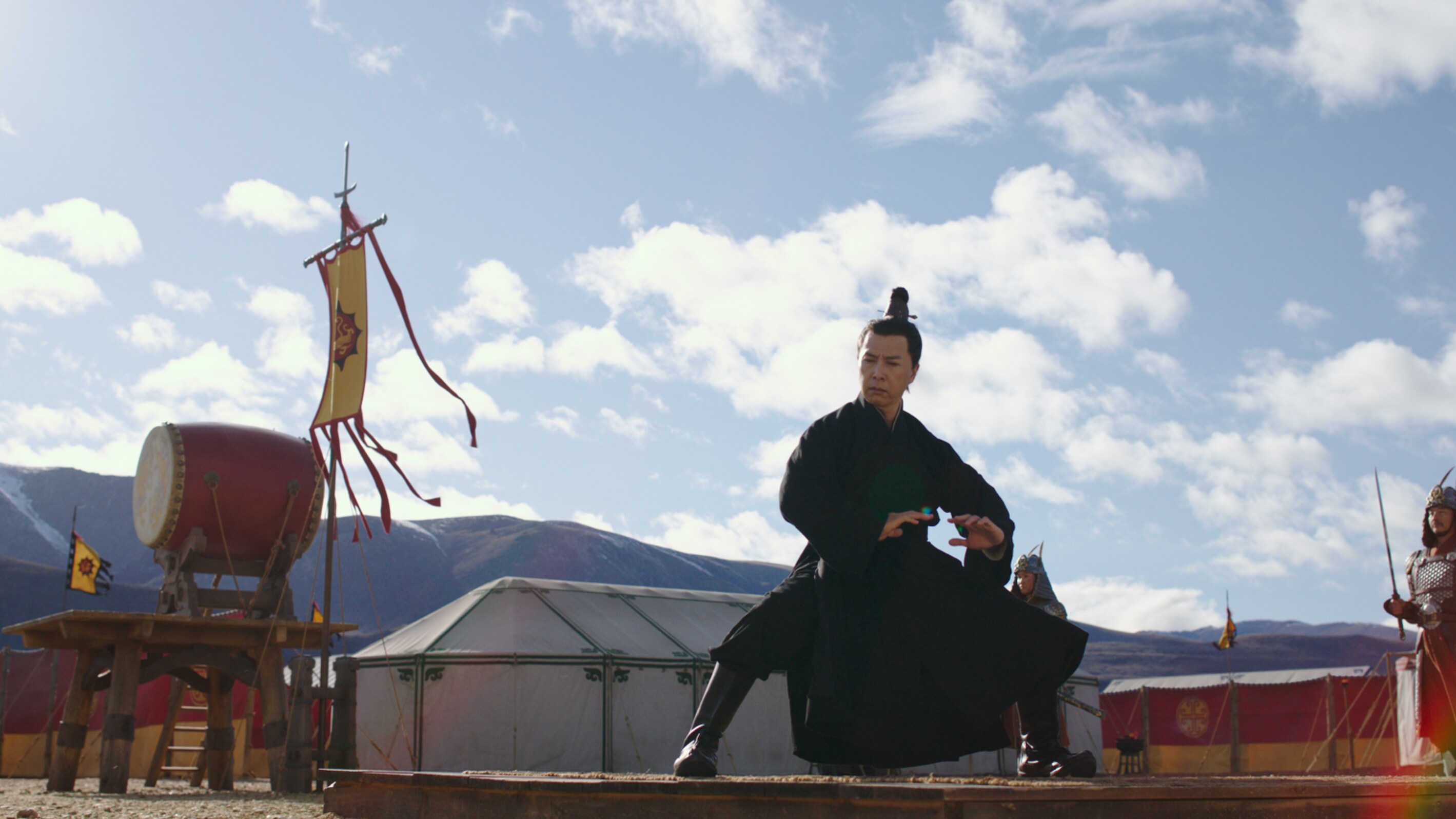 Disney's MULAN..Commander Tung (Donnie Yen)..Photo: Film Frame..© 2019 Disney Enterprises, Inc. All Rights Reserved.