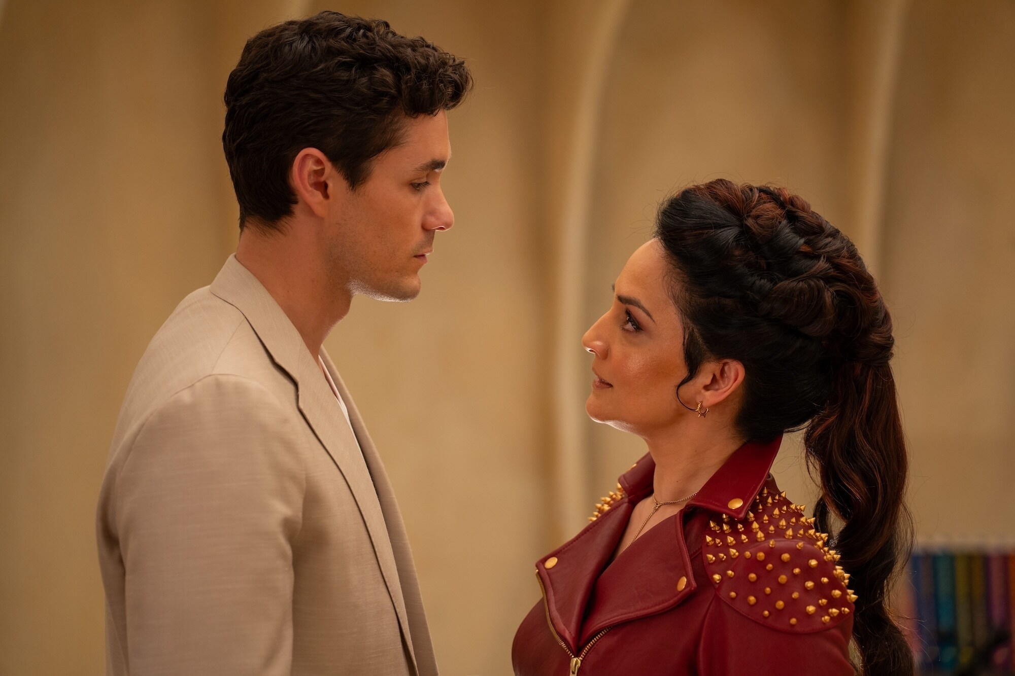 Picture Shows: Conrad (Jonah Hauer-King) Rani(Archie Panjabi) James Pardon/BBC Studios/Bad Wolf