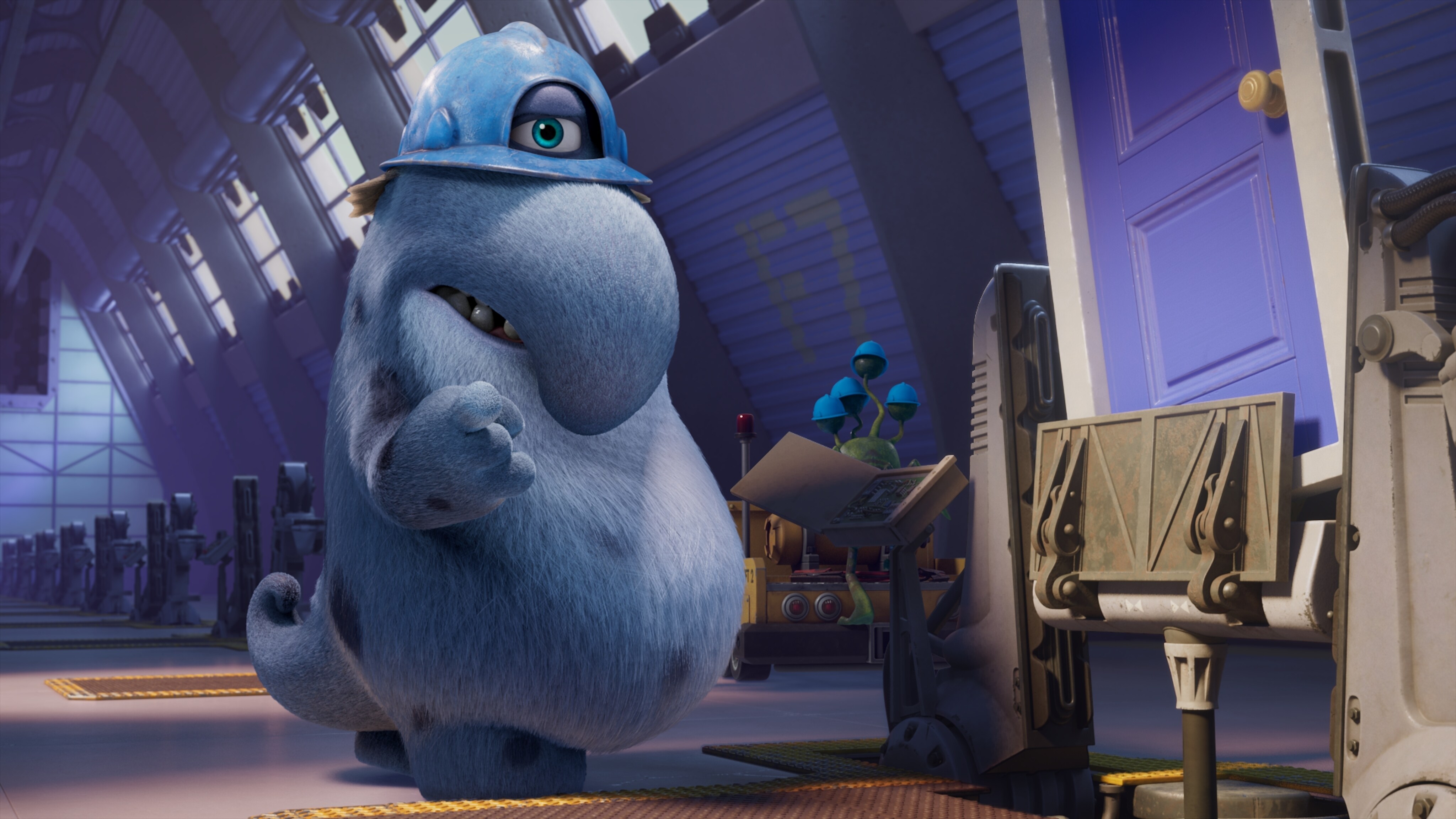 MONSTERS AT WORK - "Meet Mift" - When Tylor is initiated into MIFT during a bizarre ritual, he wants nothing more than to get away from his odd coworkers.  But when an emergency strikes Monsters, Inc., MIFT kicks into action and Tylor develops a hint of respect for the misfit team. (Disney) FRITZ