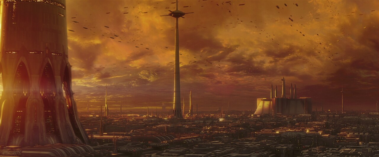 Coruscant in the evening