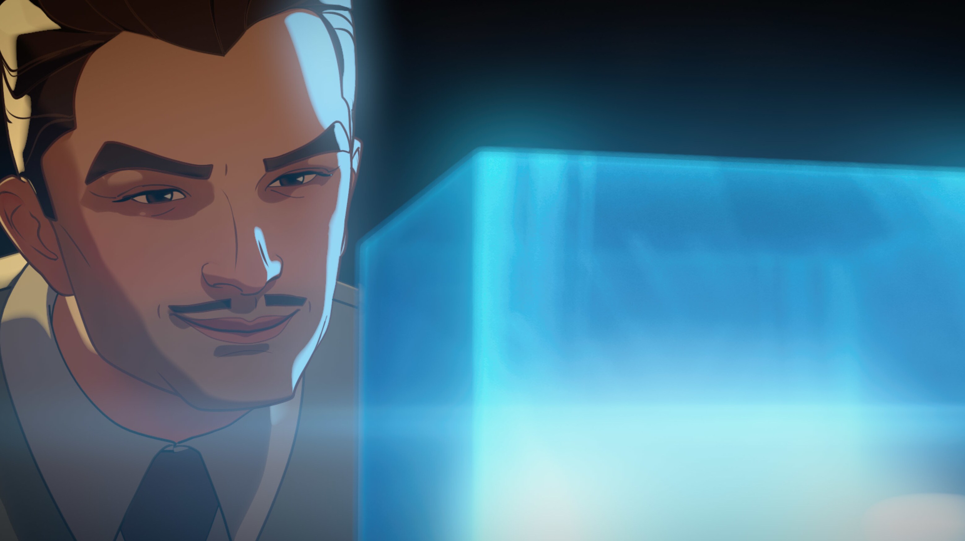 Howard Stark in Marvel Studios' WHAT IF…? exclusively on Disney+. ©Marvel Studios 2021. All Rights Reserved.