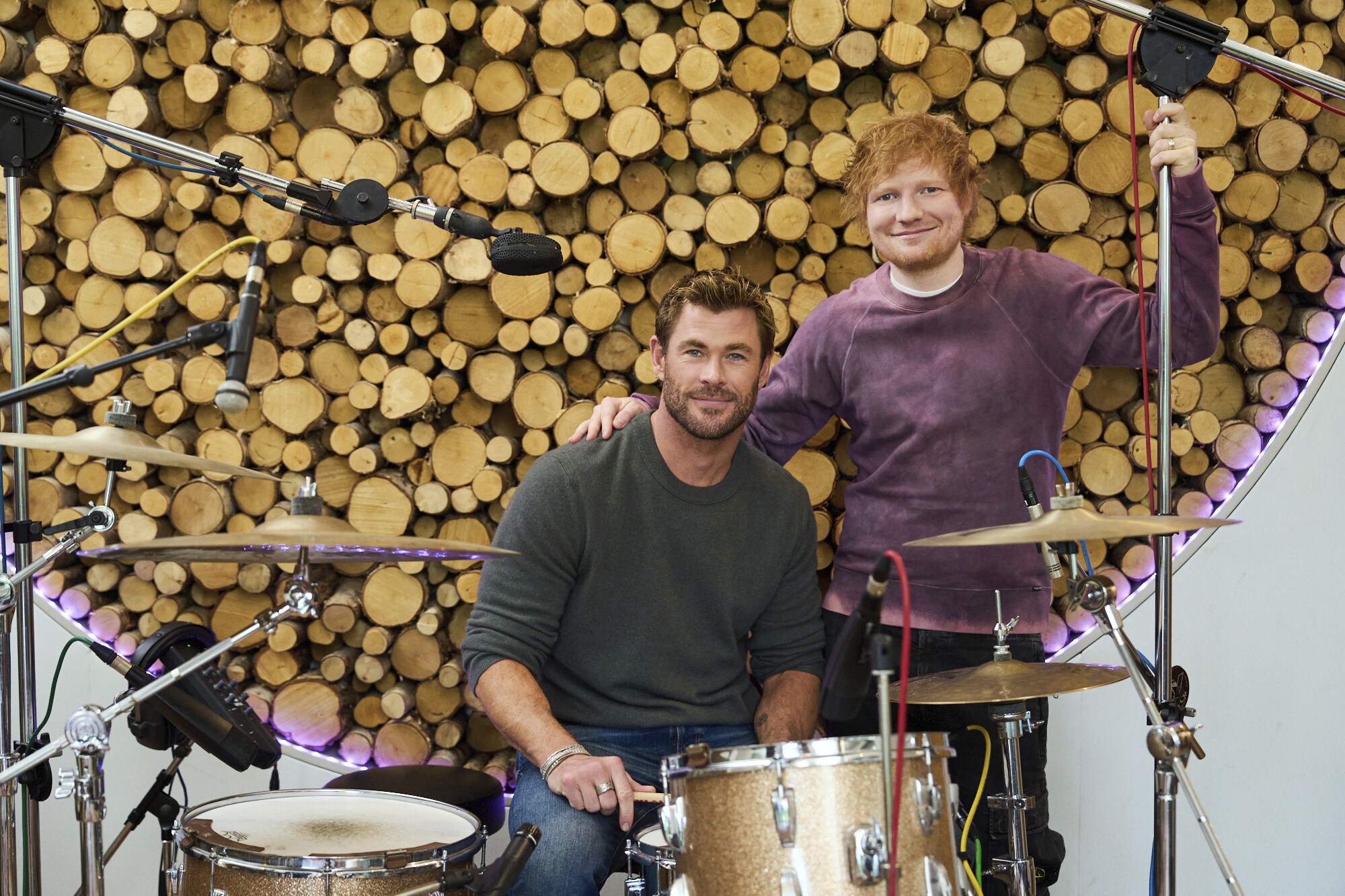 Inspired by the benefits of learning a new skill, which aids memory and cognitive function, Chris Hemsworth takes up drumming. When Ed Sheeran invites him to perform at a stadium concert, Chris has just months to master the instrument, conquer his nerves, and perform in front of 70,000 fans. It's a challenge that pushes him beyond his limits. (credit: National Geographic/Laura Radford)