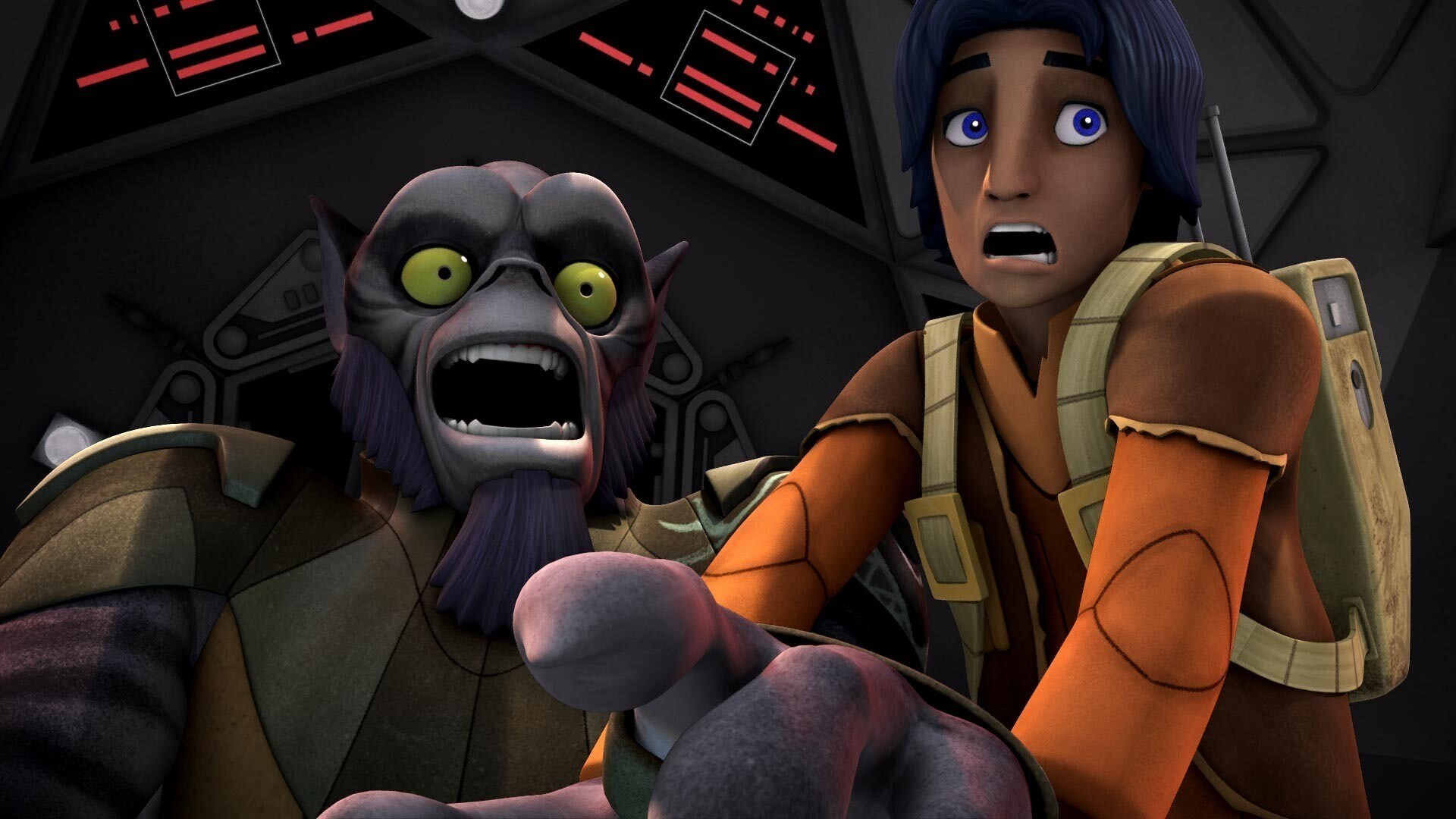 Zeb and Ezra in Star Wars Rebels