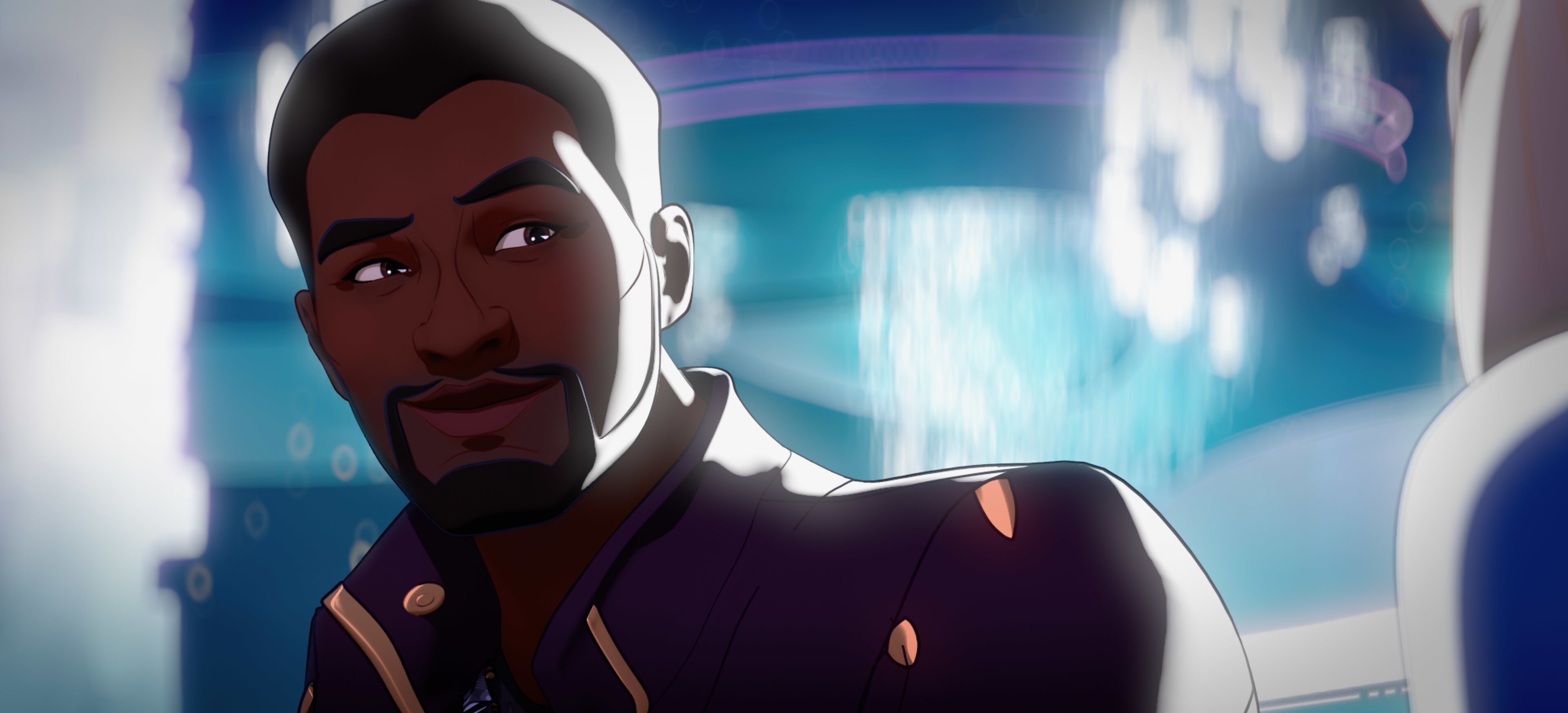 T’Challa/Star-Lord in Marvel Studios' WHAT IF…? exclusively on Disney+. ©Marvel Studios 2021. All Rights Reserved.