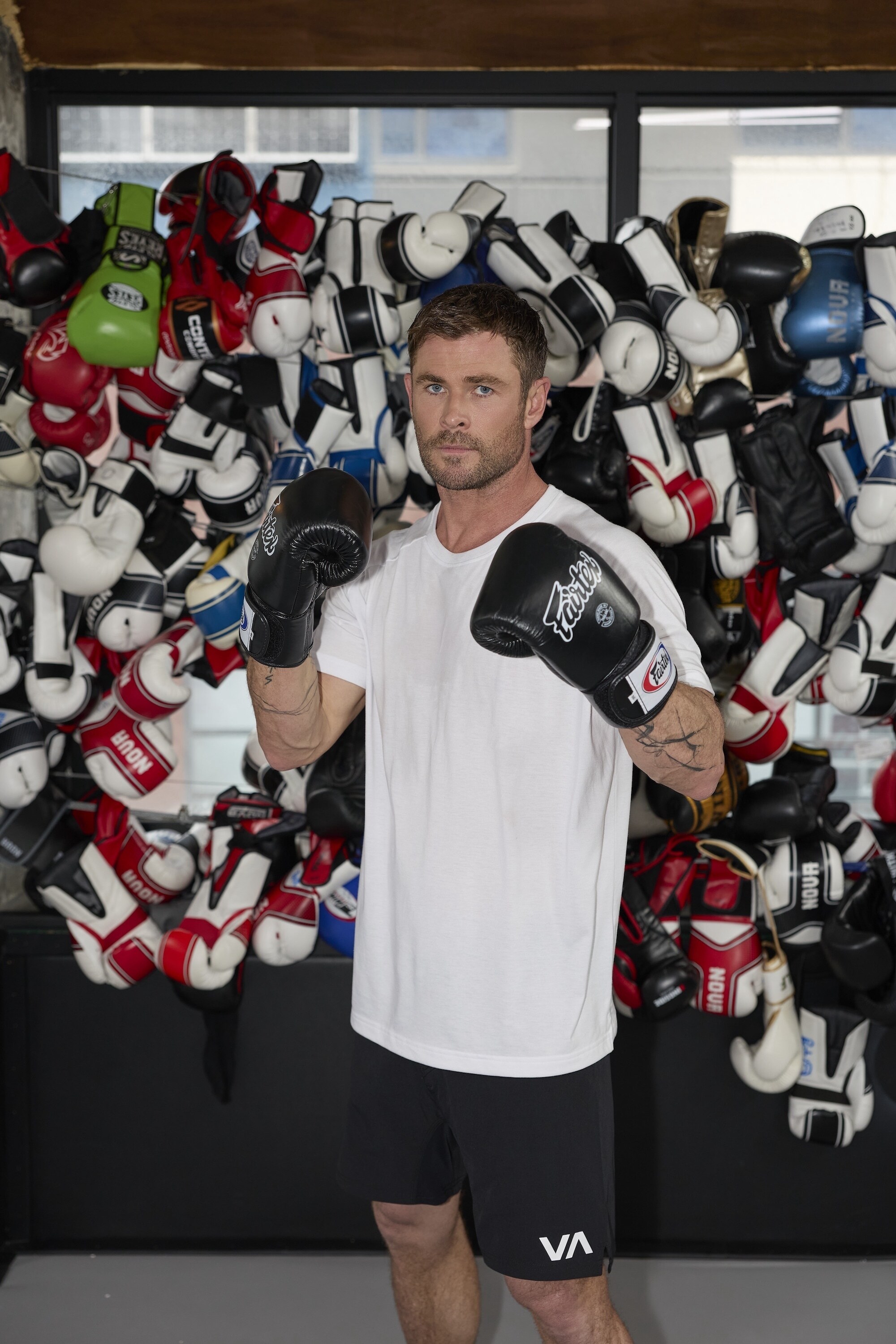 Chris Hemsworth sets out to confront his chronic pain in a bold, immersive journey through South Korea. Chris visits and works with Kim Dong-hyun, better known by his ring name "Stun Gun" is a legendary mixed martial arts (MMA) fighter with the highest number of wins among South Korean fighters. (credit: National Geographic/Evan Paterakis)
