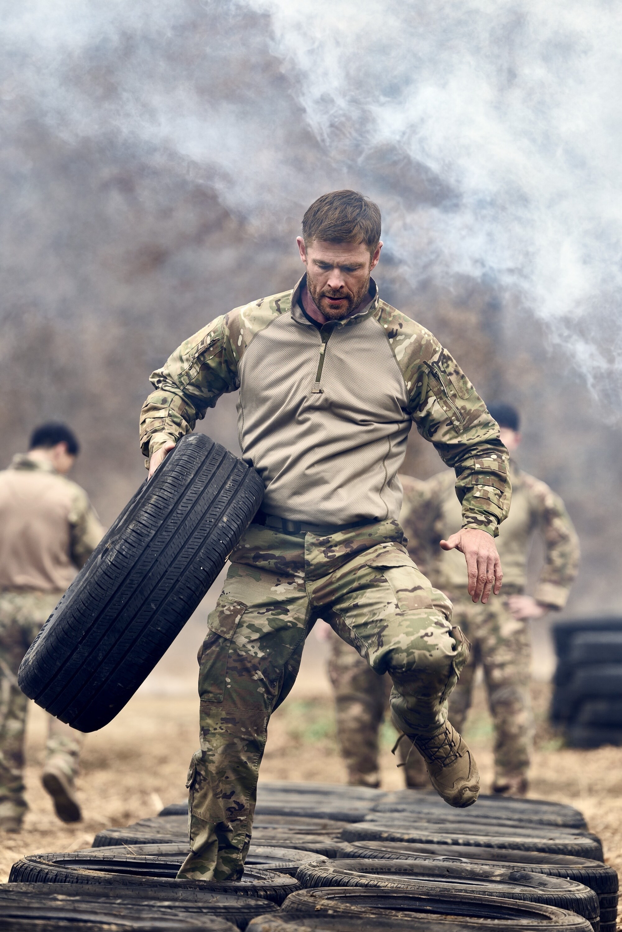 Chris Hemsworth sets out to confront his chronic pain in a bold, immersive journey through South Korea. Guided by pain expert Dr. BJ Miller, he explores ancient healing traditions and cutting-edge science. The final test: "pain valley"—a brutal gauntlet of Special Forces trials that will push him to. the limit. (credit: National Geographic/Evan Paterakis)