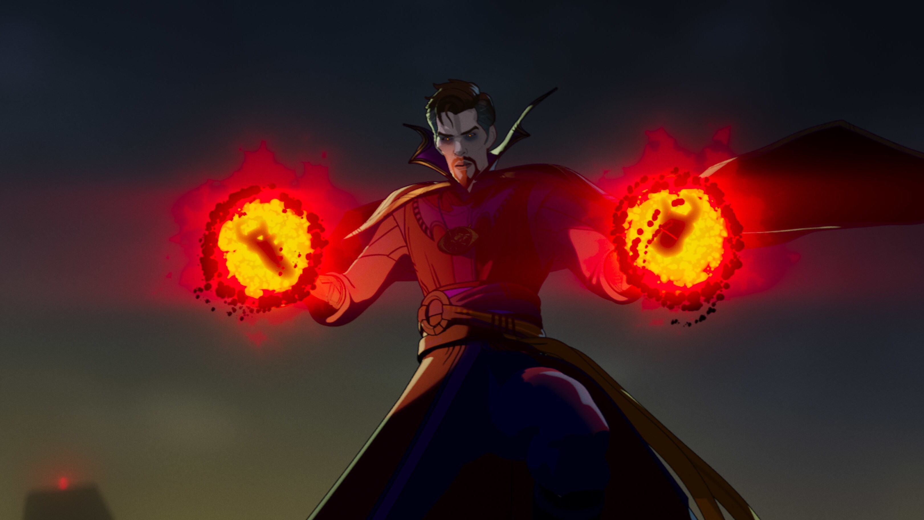 Doctor Strange Supreme in Marvel Studios' WHAT IF…? exclusively on Disney+. ©Marvel Studios 2021. All Rights Reserved.