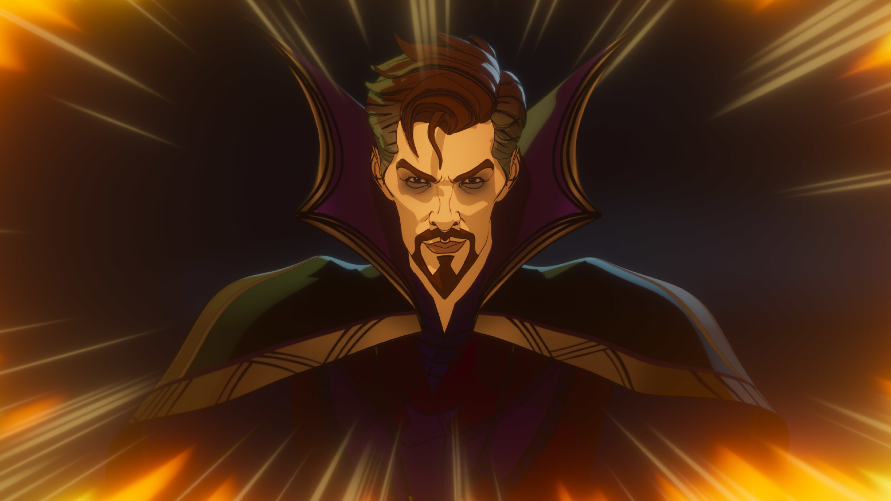 Doctor Strange Supreme in Marvel Studios' WHAT IF…? exclusively on Disney+. ©Marvel Studios 2021. All Rights Reserved.