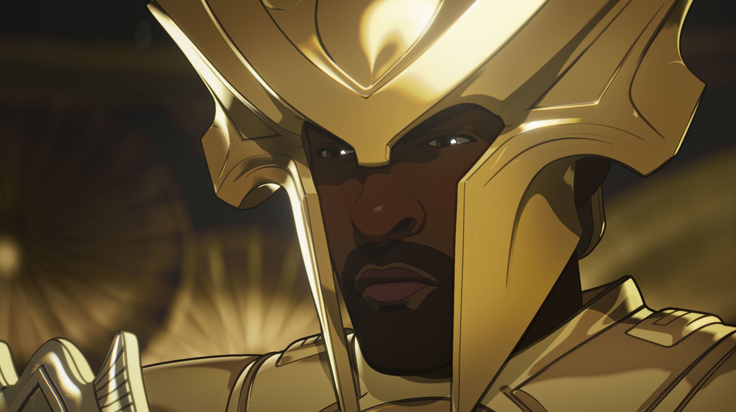 Heimdall in Marvel Studios' WHAT IF…? exclusively on Disney+. ©Marvel Studios 2021. All Rights Reserved.