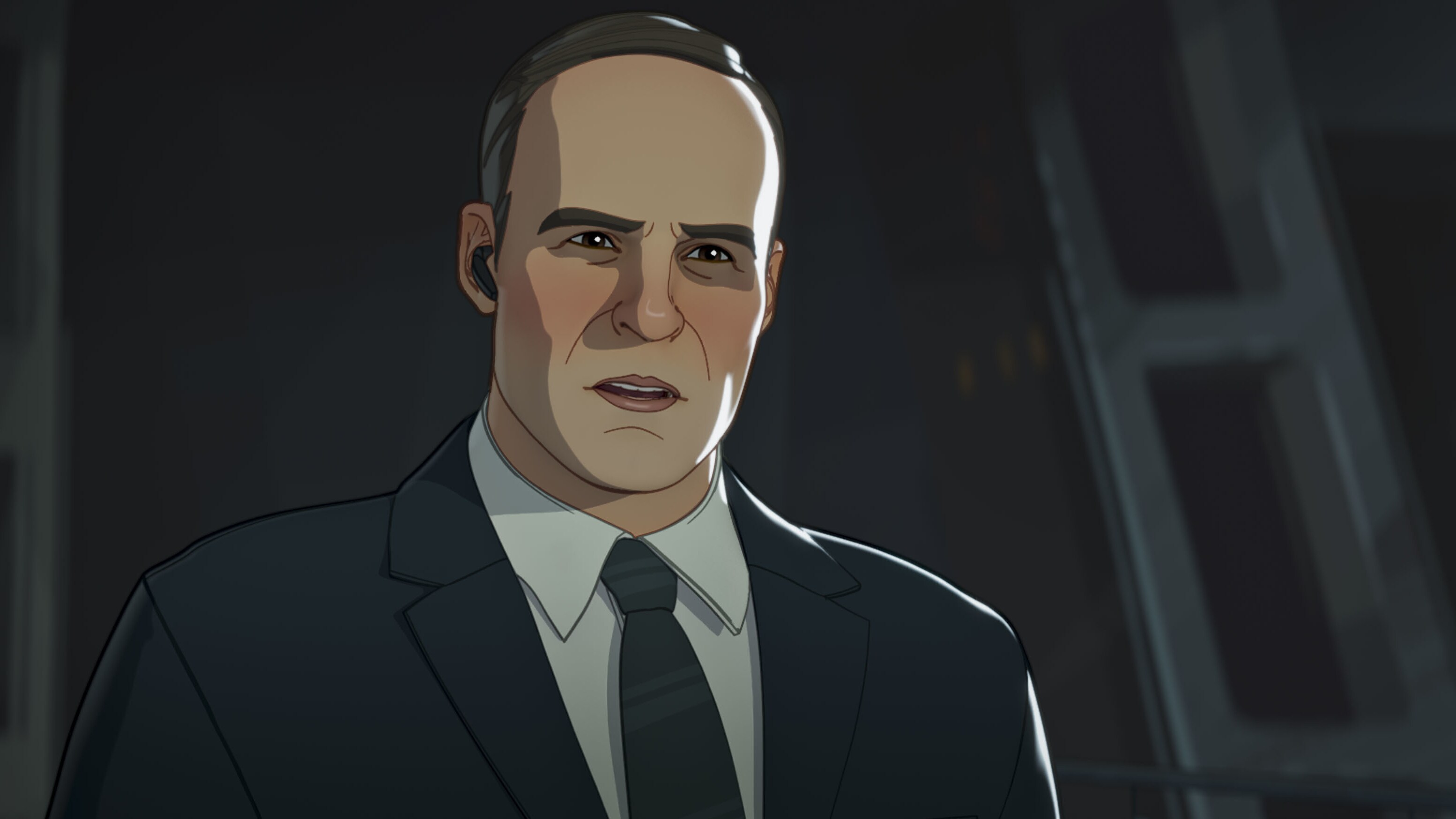 Agent Coulson in Marvel Studios' WHAT IF…? exclusively on Disney+. ©Marvel Studios 2021. All Rights Reserved.