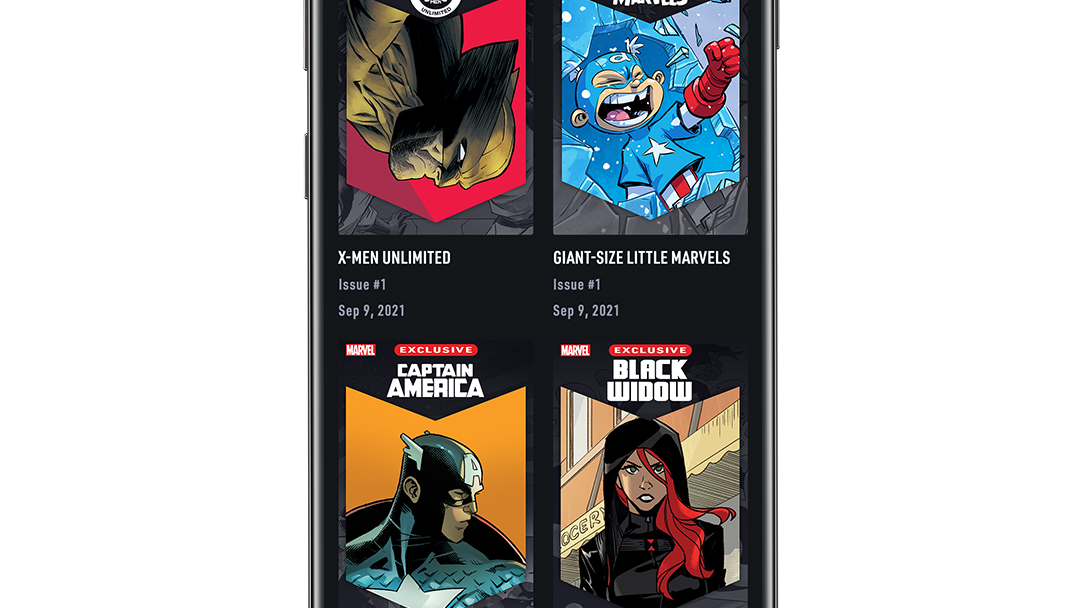 Infinity Comics App Screen Image