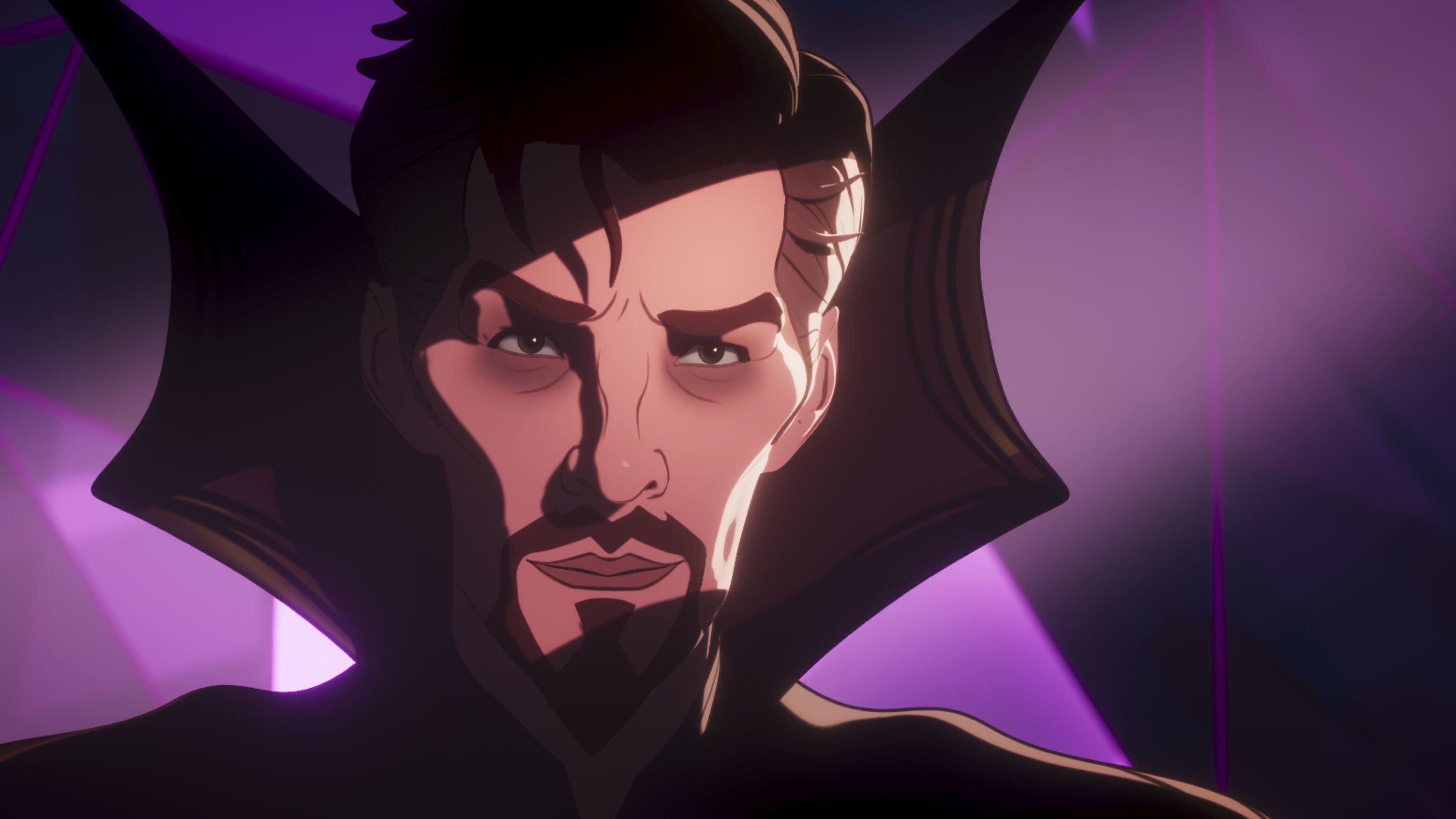 Doctor Strange Supreme in Marvel Studios' WHAT IF…? exclusively on Disney+. ©Marvel Studios 2021. All Rights Reserved.