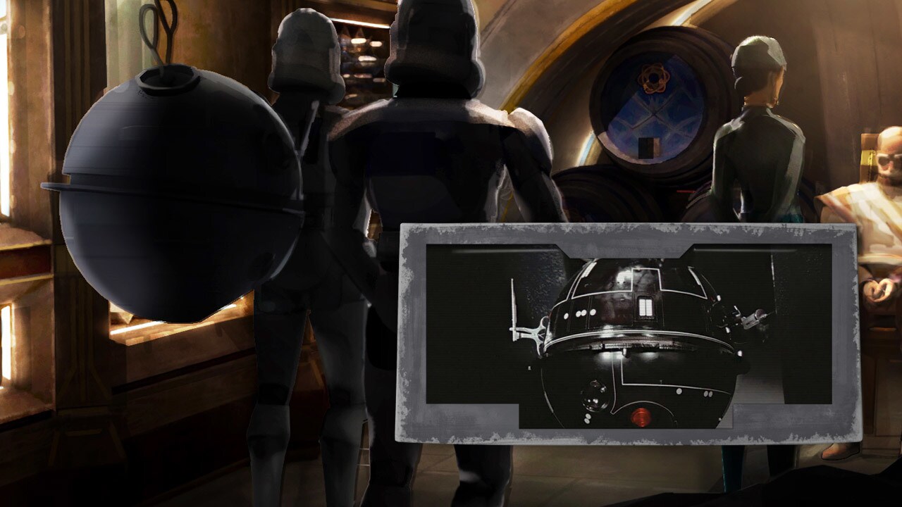 The interrogator droid brought in to Singh's cell is similar to the droid used to interrogate Pri...