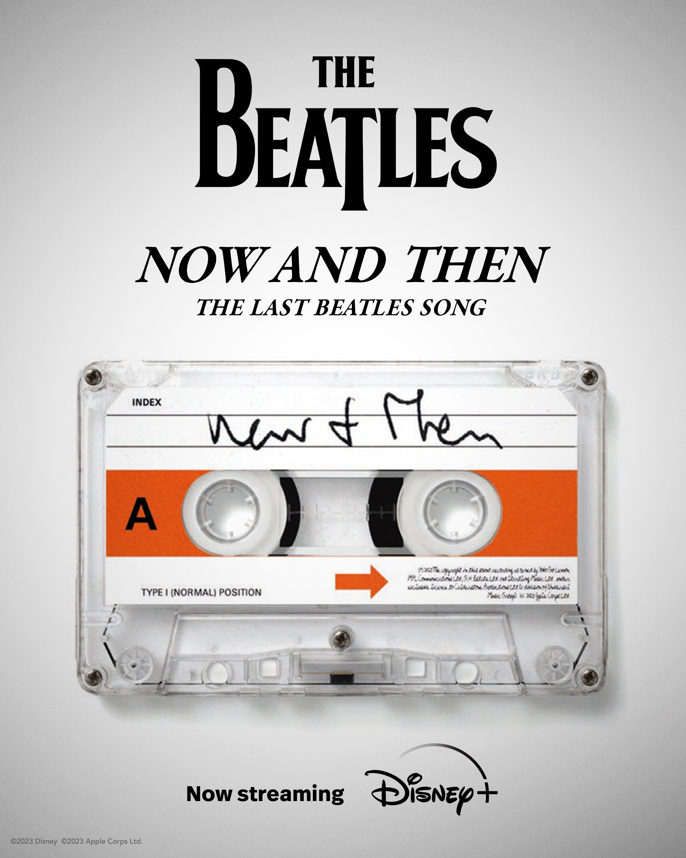 THE BEATLES Now And Then カセットテープ ビートルズ-