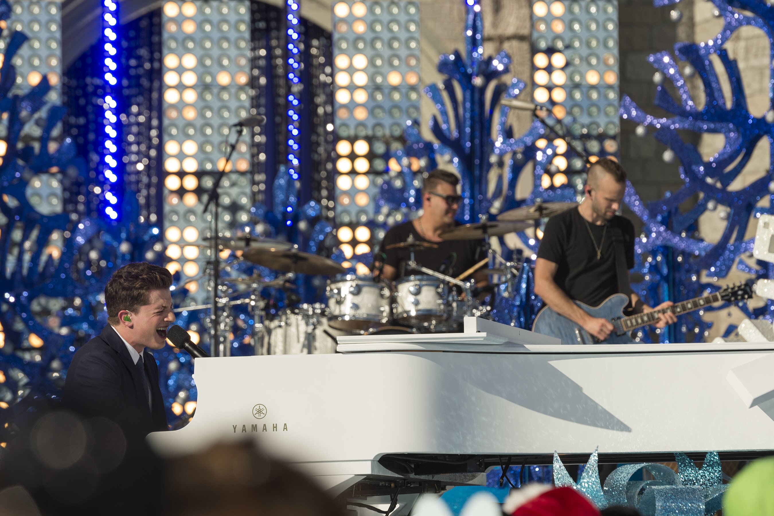 Charlie Puth performs Nov. 11, 2015 during the taping of the 'Disney Parks Unforgettable Christma...