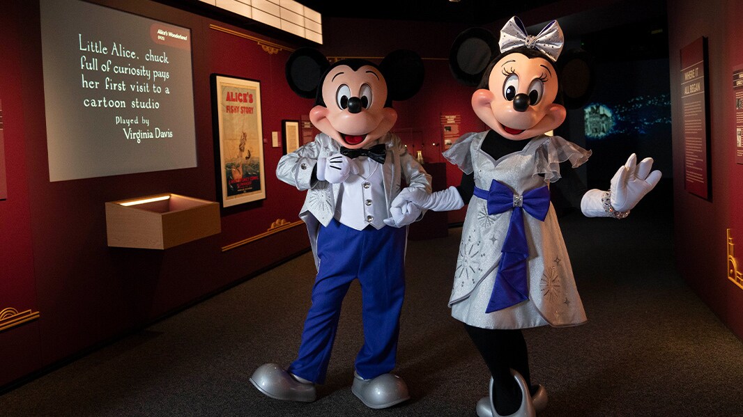 El día más mágico de Mickey Mouse y Minnie Mouse en 'Disney100: The Exhibition'
