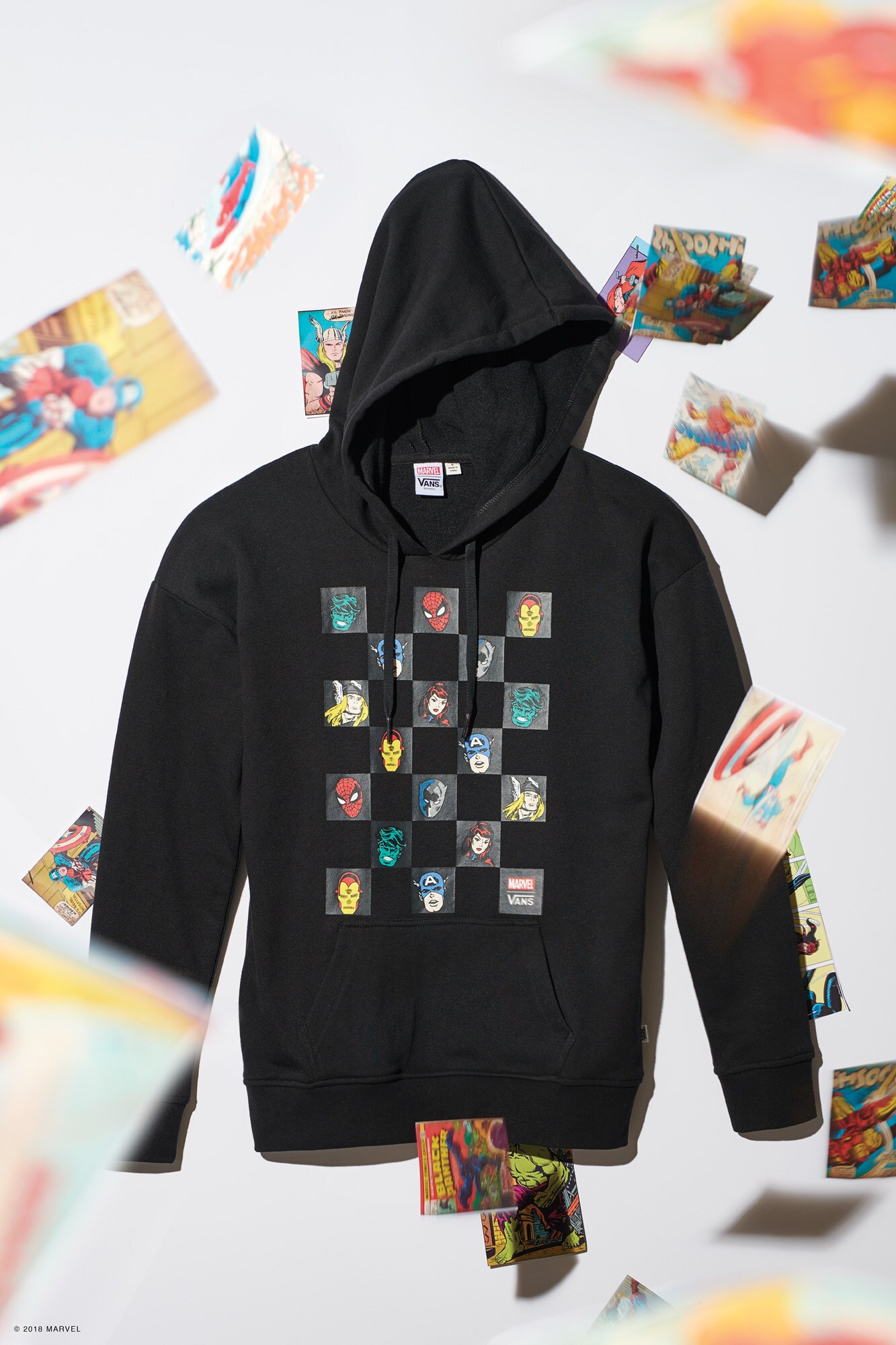 Marvel hotsell hoodie vans