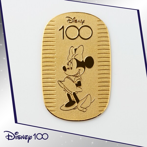 Disney100 純金ミニーマウス小判 10g