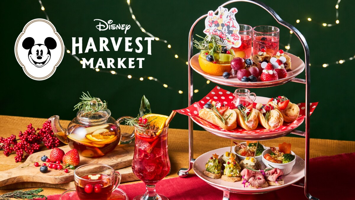 Disney HARVEST MARKET」でキャラクター個室がクリスマス仕様に