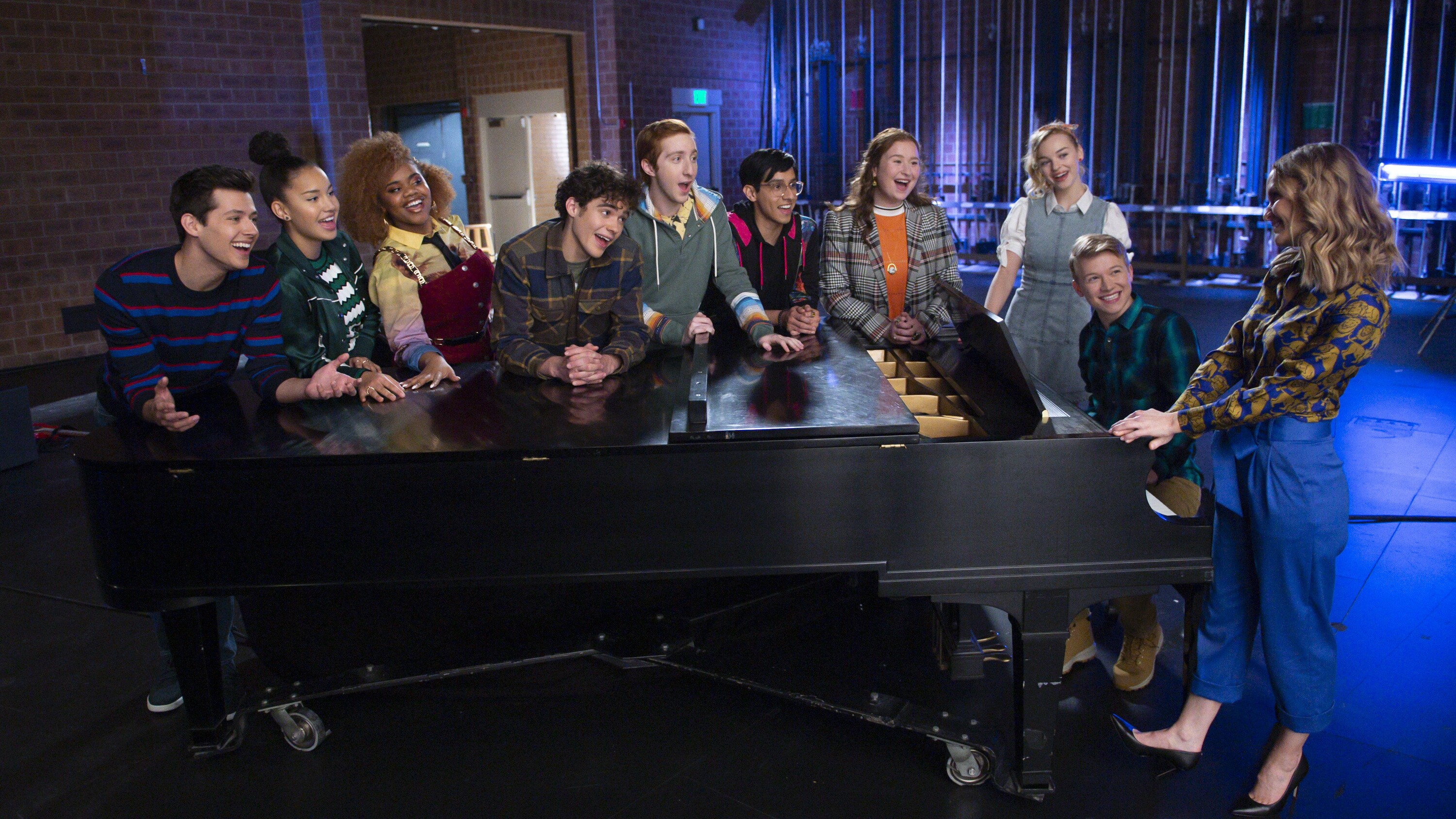 HIGH SCHOOL MUSICAL: THE MUSICAL: THE SERIES - “Typecasting” (Disney+/Fred Hayes) MATT CORNETT, SOFIA WYLIE, DARA RENEÉ, JOSHUA BASSETT, LARRY SAPERSTEIN, FRANKIE A. RODRIGUEZ, JULIA LESTER, OLIVIA ROSE KEEGAN, JOE SERAFINI, KATE REINDERS