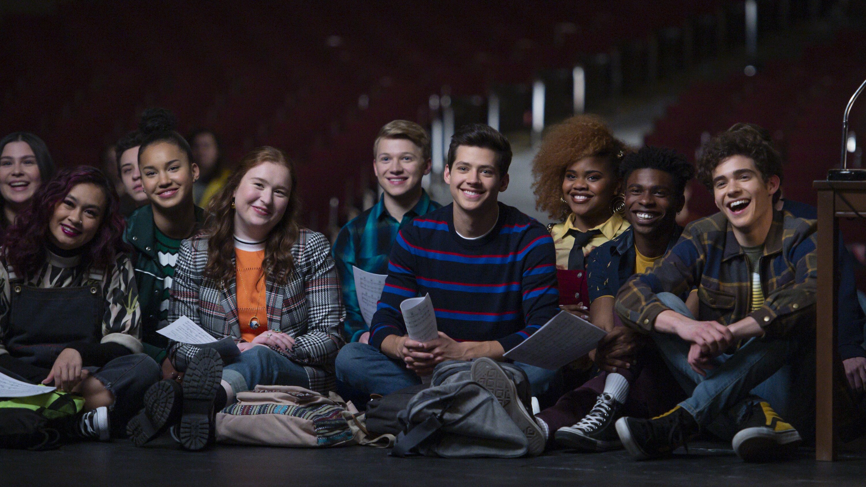 HIGH SCHOOL MUSICAL: THE MUSICAL: THE SERIES - “Typecasting” (Disney+/Fred Hayes) SOFIA WYLIE, JULIA LESTER, JOE SERAFINI, MATT CORNETT, DARA RENEÉ, JOSHUA BASSETT