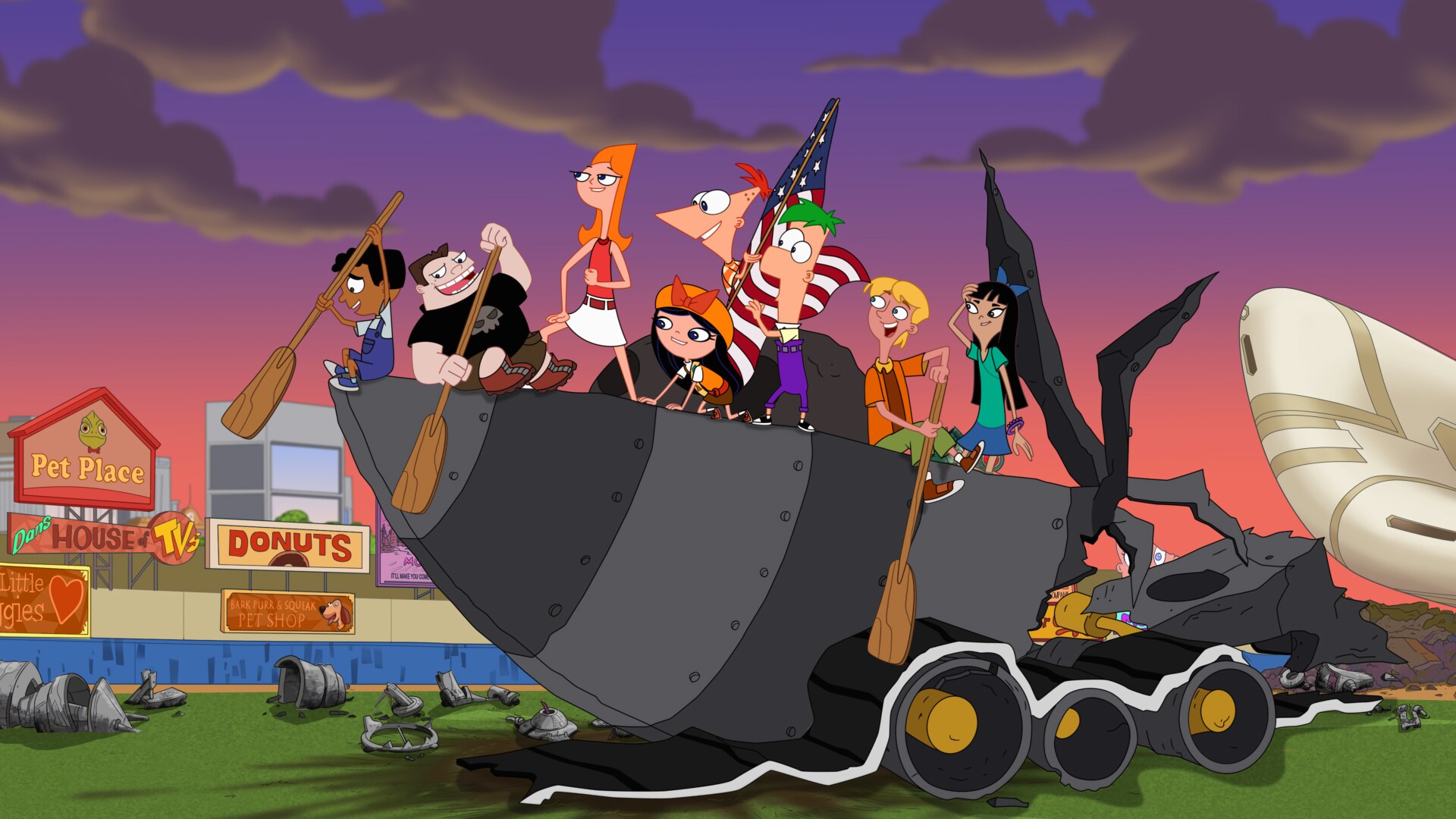 Review Disneys Phineas and Ferb movie a fun continuation of the series