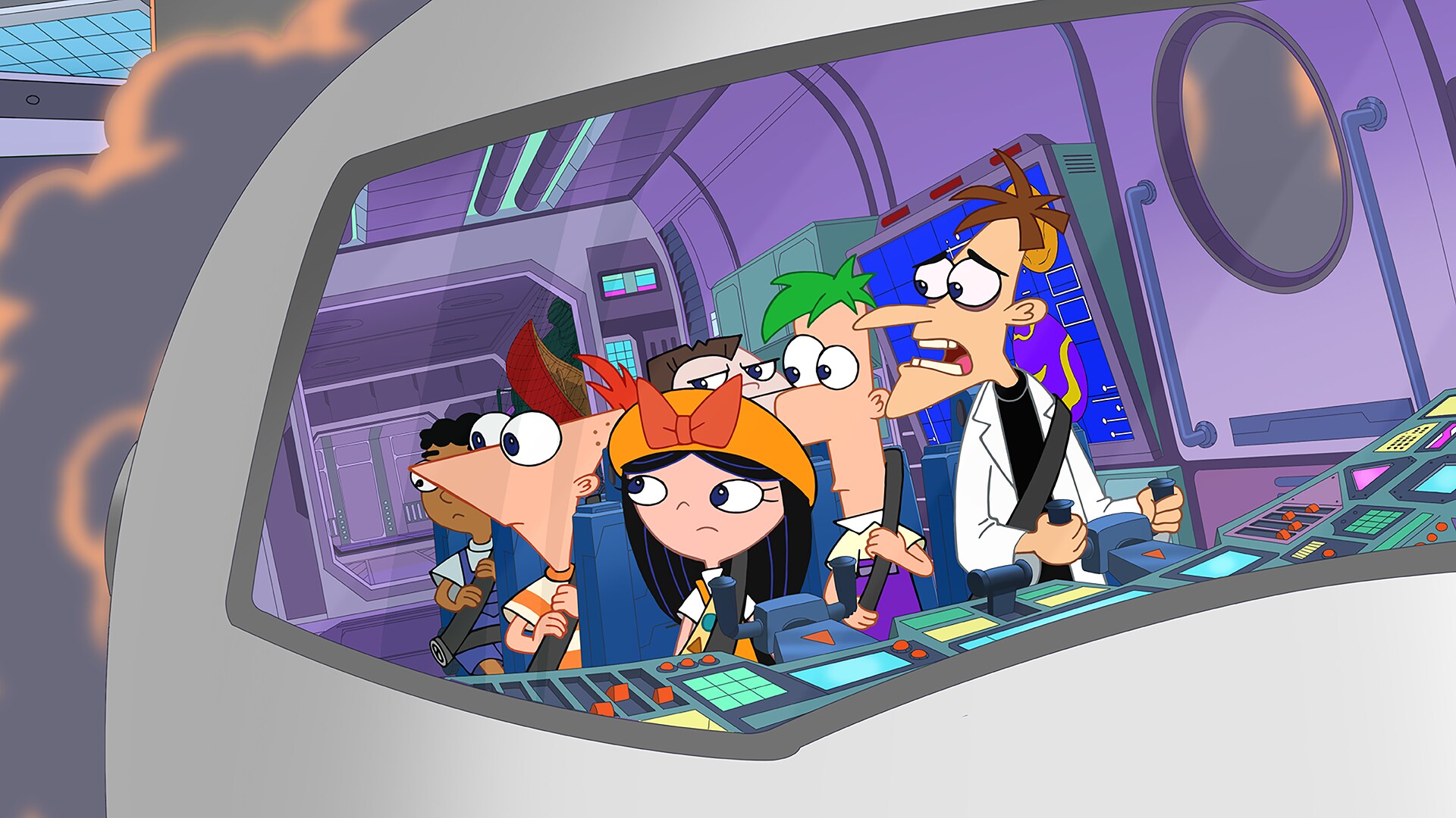 PHINEAS AND FERB THE MOVIE: CANDACE AGAINST THE UNIVERSE - Executive-produced by the creators/executive producers of the Emmy Award-winning "Phineas and Ferb" series, Dan Povenmire and Jeff "Swampy" Marsh, "Phineas and Ferb The Movie: Candace Against the Universe" is an adventure story that tracks stepbrothers Phineas and Ferb as they set out across the galaxy to rescue their older sister Candace, who after being abducted by aliens, finds utopia in a far-off planet, free of pesky little brothers. (Disney+)