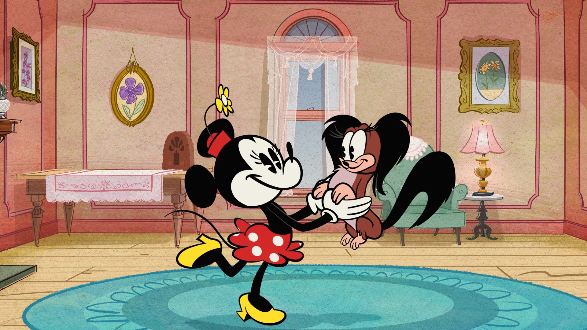 THE WONDERFUL WORLD OF MICKEY MOUSE - "Hard To Swallow" - Mickey runs into trouble when he tries to make Pluto swallow a simple little pill. (Disney+) MINNIE MOUSE