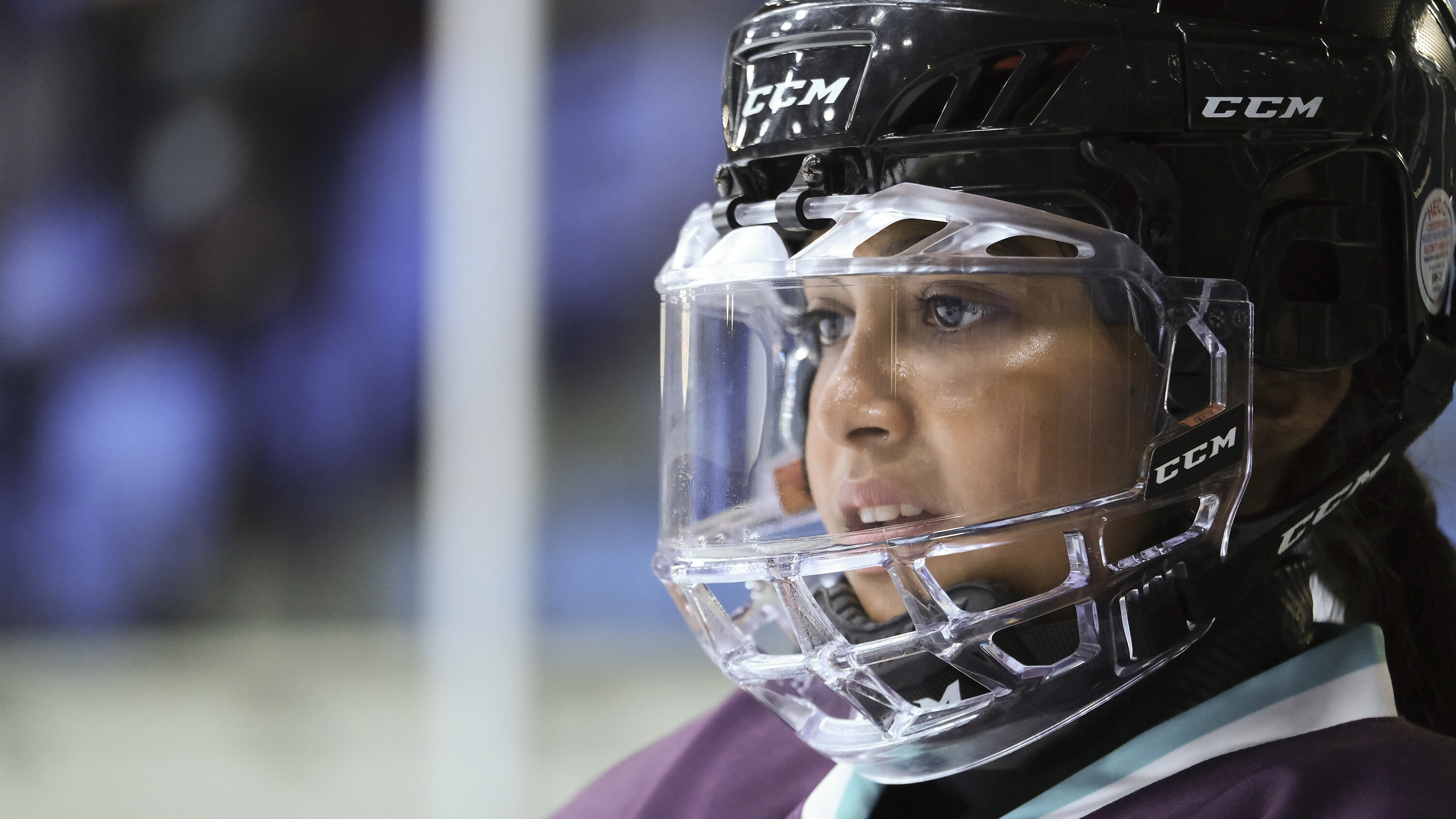 THE MIGHTY DUCKS: GAME CHANGERS - "Breakaway" - Alex tries to be a real coach, Evan recruits Sofi, and the team gets unexpected help...from Bombay. (Disney/Liane Hentscher) SWAYAM BHATIA