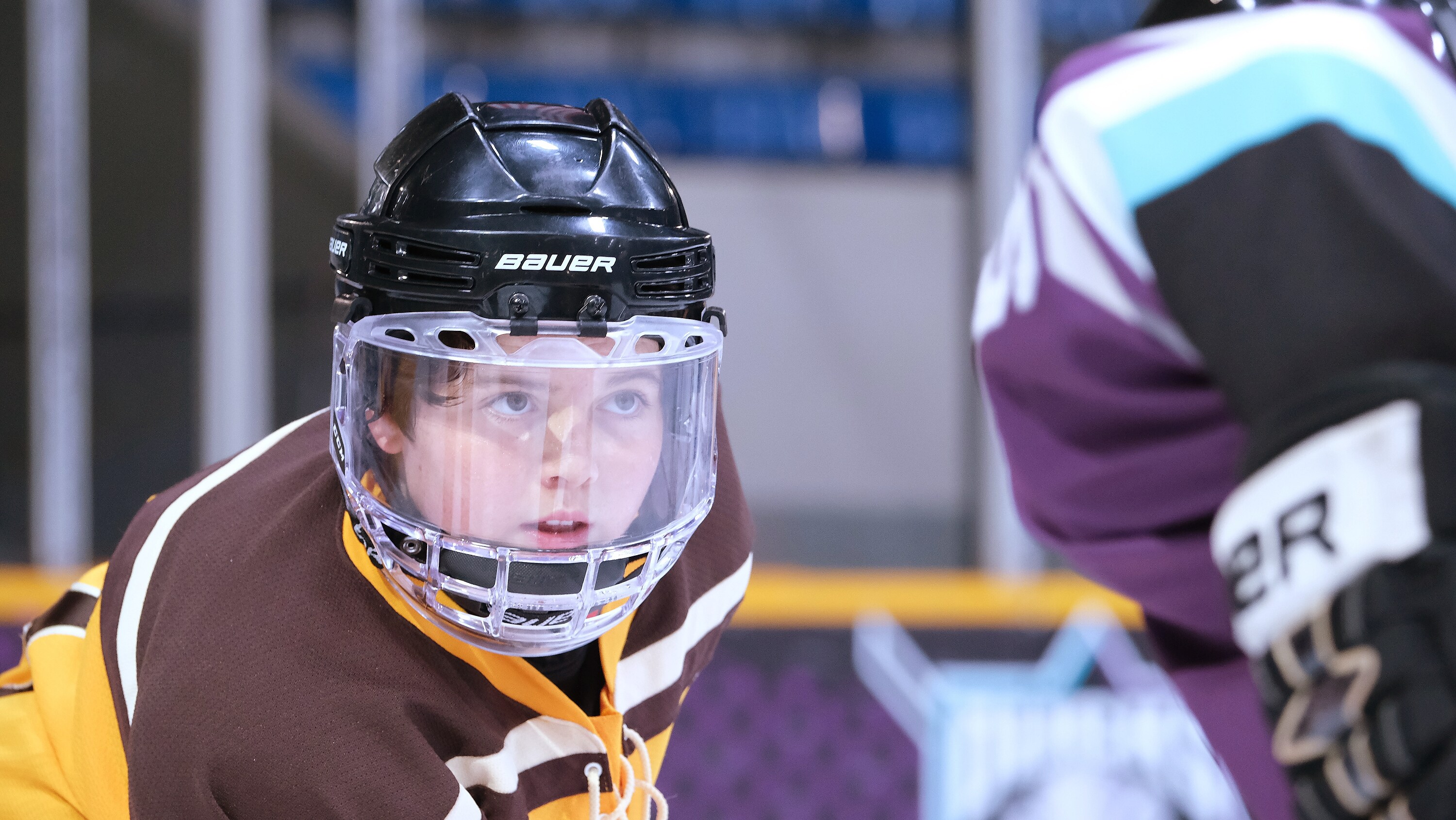 THE MIGHTY DUCKS: GAME CHANGERS - "Breakaway" - Alex tries to be a real coach, Evan recruits Sofi, and the team gets unexpected help...from Bombay. (Disney/Liane Hentscher) BRADY NOON