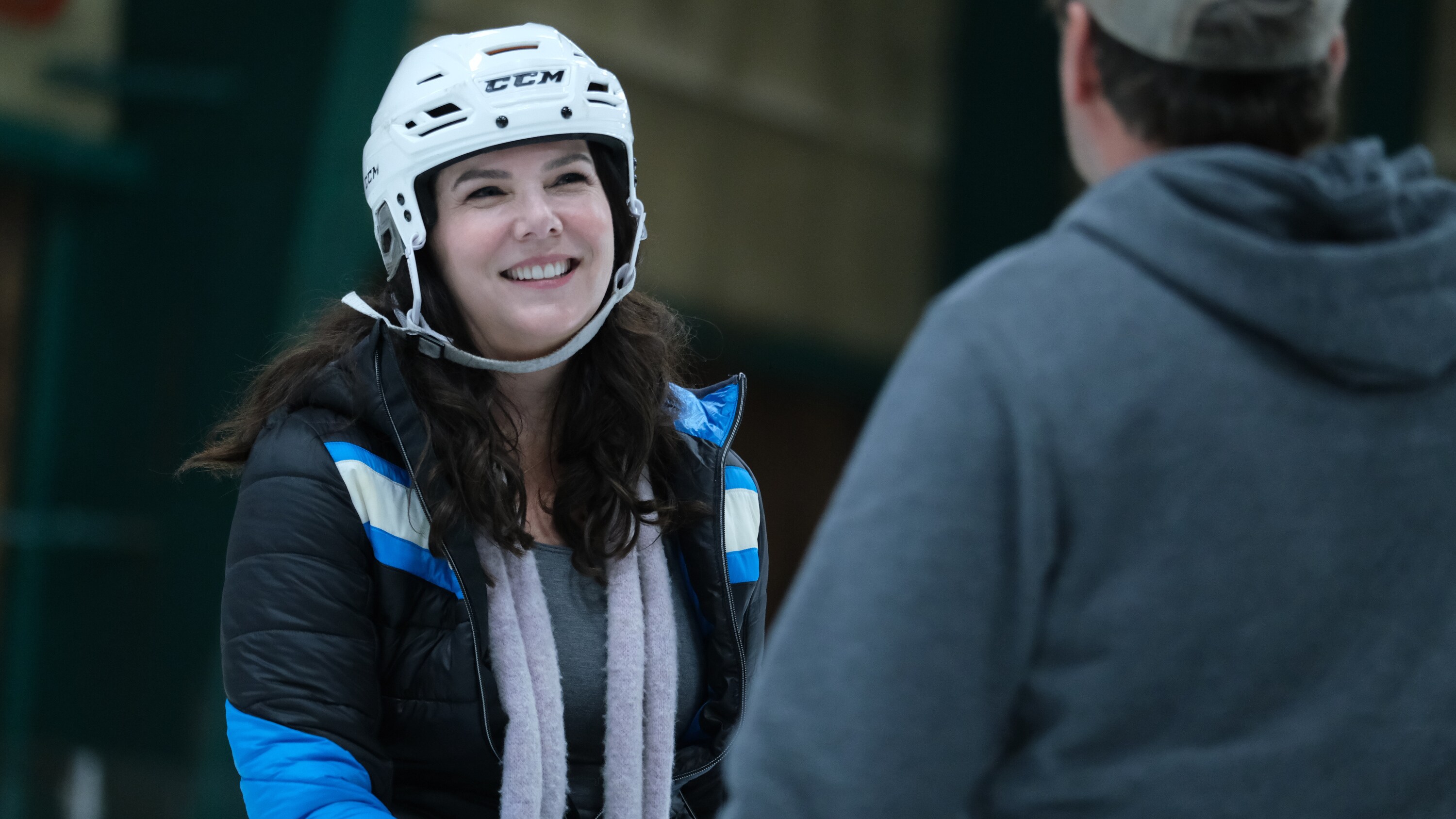 THE MIGHTY DUCKS: GAME CHANGERS - "Hockey Moms" - Bombay helps the Don’t Bother moms take on Duck moms on the ice; Sofi’s fate hangs in the balance. (Disney/Liane Hentscher) LAUREN GRAHAM