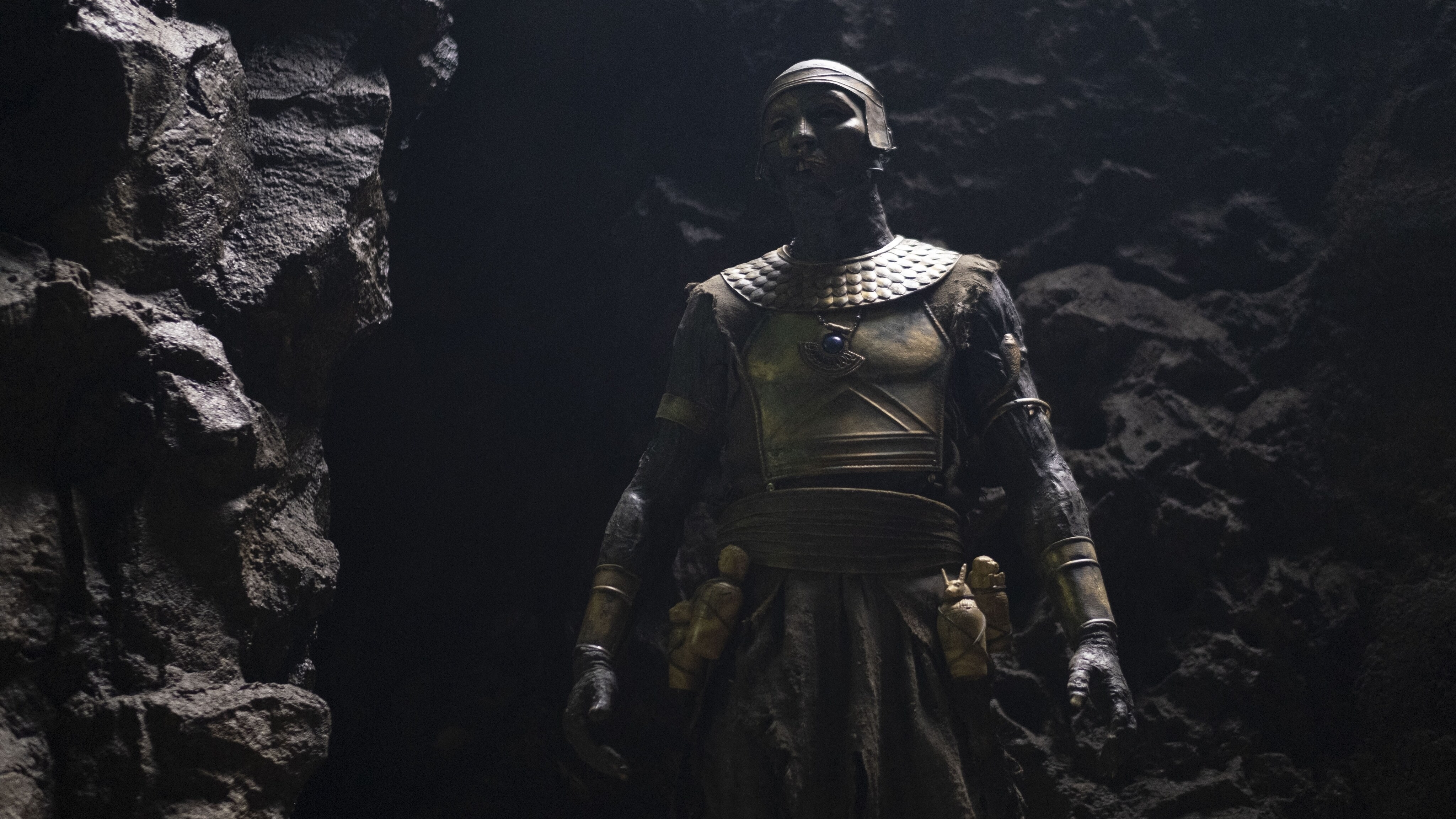 The Heka Priest in Marvel Studios' MOON KNIGHT, exclusively on Disney+. Photo by Gabor Kotschy. ©Marvel Studios 2022. All Rights Reserved.