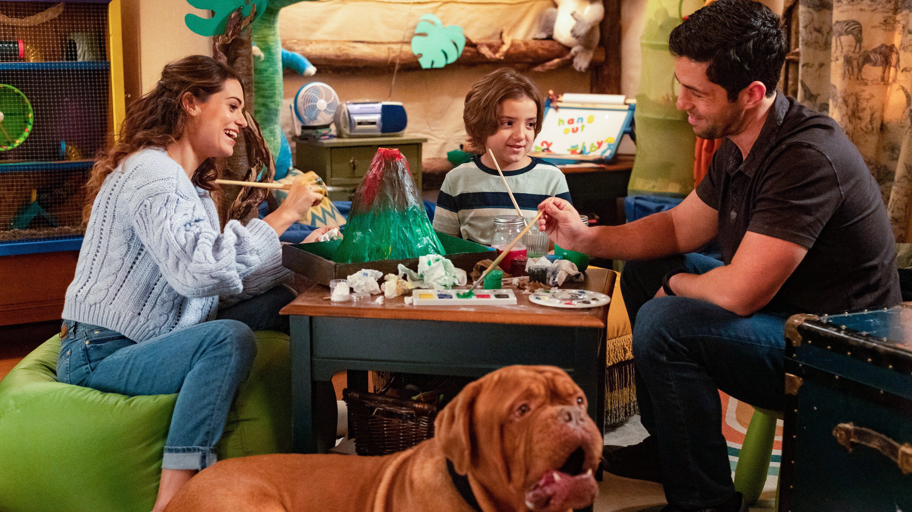 TURNER & HOOCH - "Diamonds are Furever" (Disney/Farah Nosh) LYNDSY FONSECA, JEREMY MAGUIRE, JOSH PECK