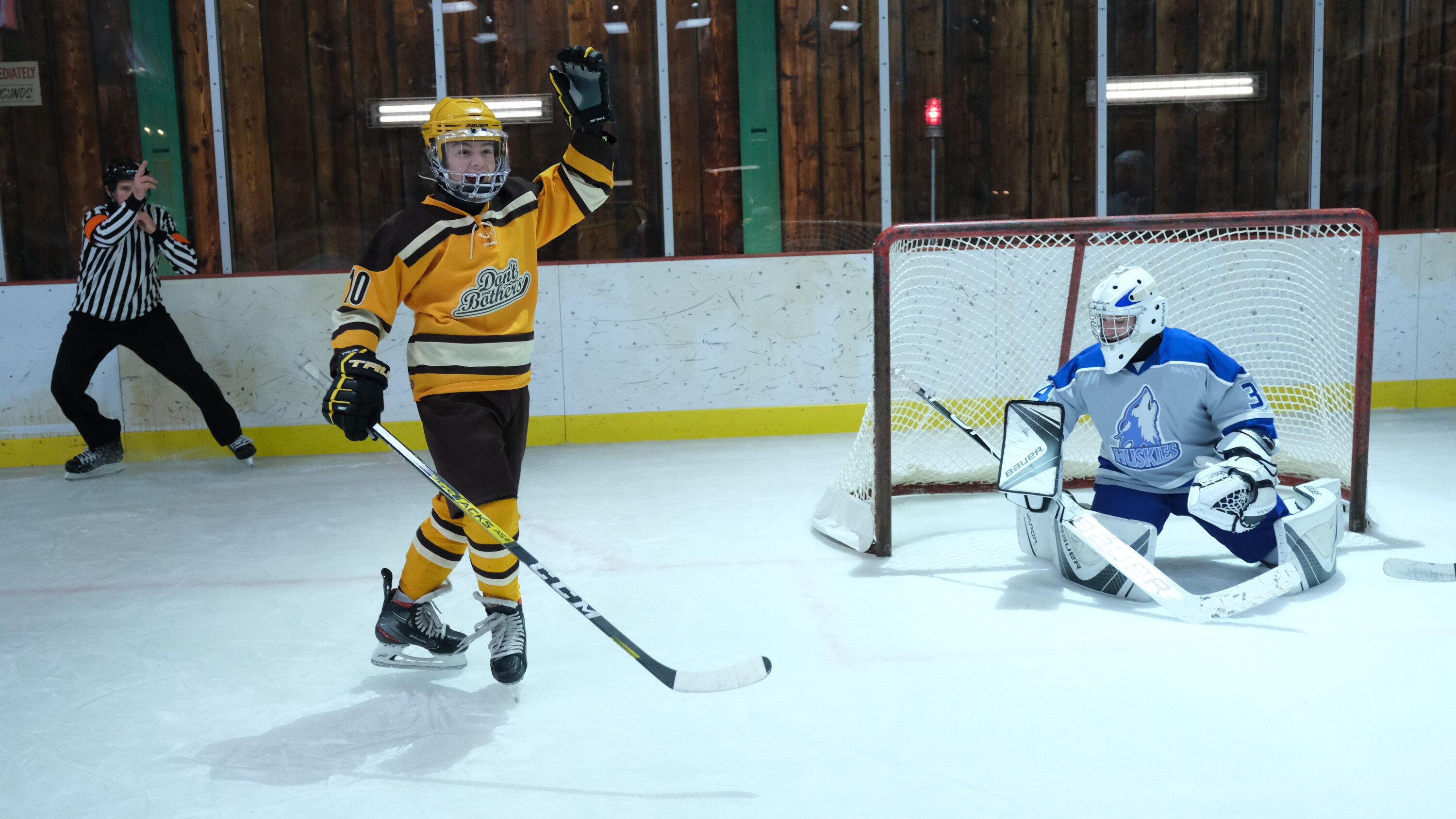 THE MIGHTY DUCKS: GAME CHANGERS - "Change on the Fly" - With the State Tournament on the horizon, Alex realizes she likes winning more than she thought. (Disney/Liane Hentscher) THE MIGHTY DUCKS: GAME CHANGERS