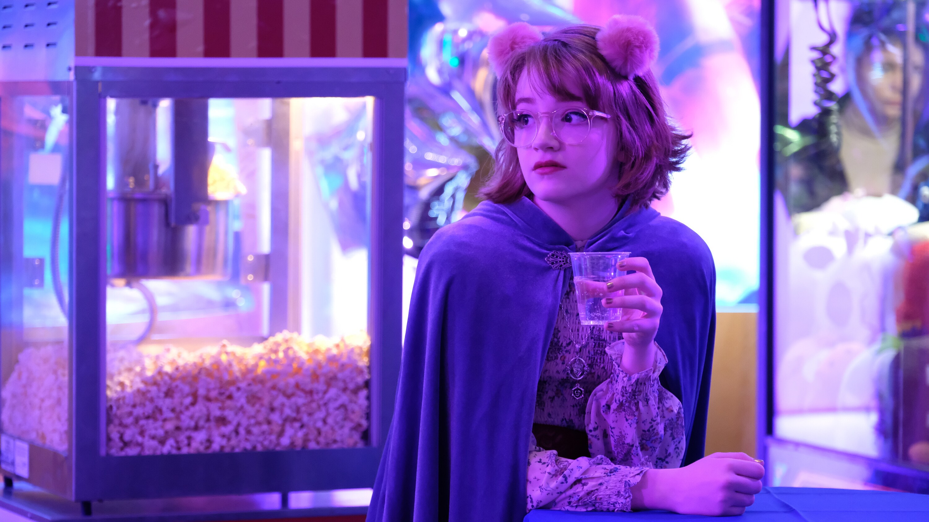 THE MIGHTY DUCKS: GAME CHANGERS - "Head Games" - Don’t Bothers road trip to States! Teen drama unfolds, Alex is left behind, Bombay reveals a secret. (Disney/Liane Hentscher) BELLA HIGGINBOTHAM