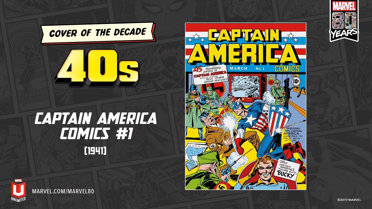 Marvel Comics 1940s Cover Of The Decade