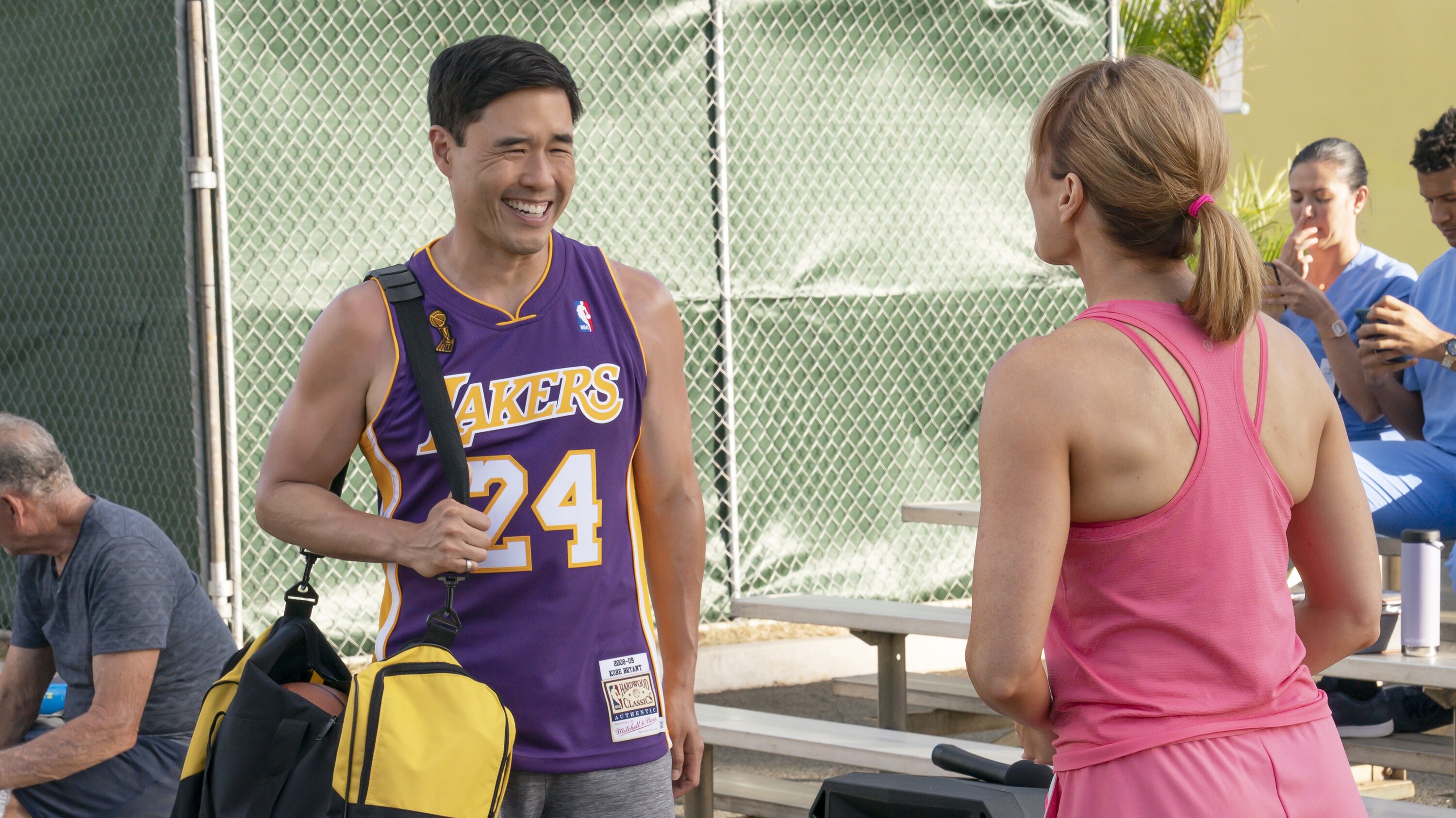 DOOGIE KAMEALOHA, M.D. - "Dunk Cost" - Benny helps Lahela rebalance after a new passion goes too far; Clara goes hard for Chief of Staff. (Disney/Karen Neal) RANDALL PARK