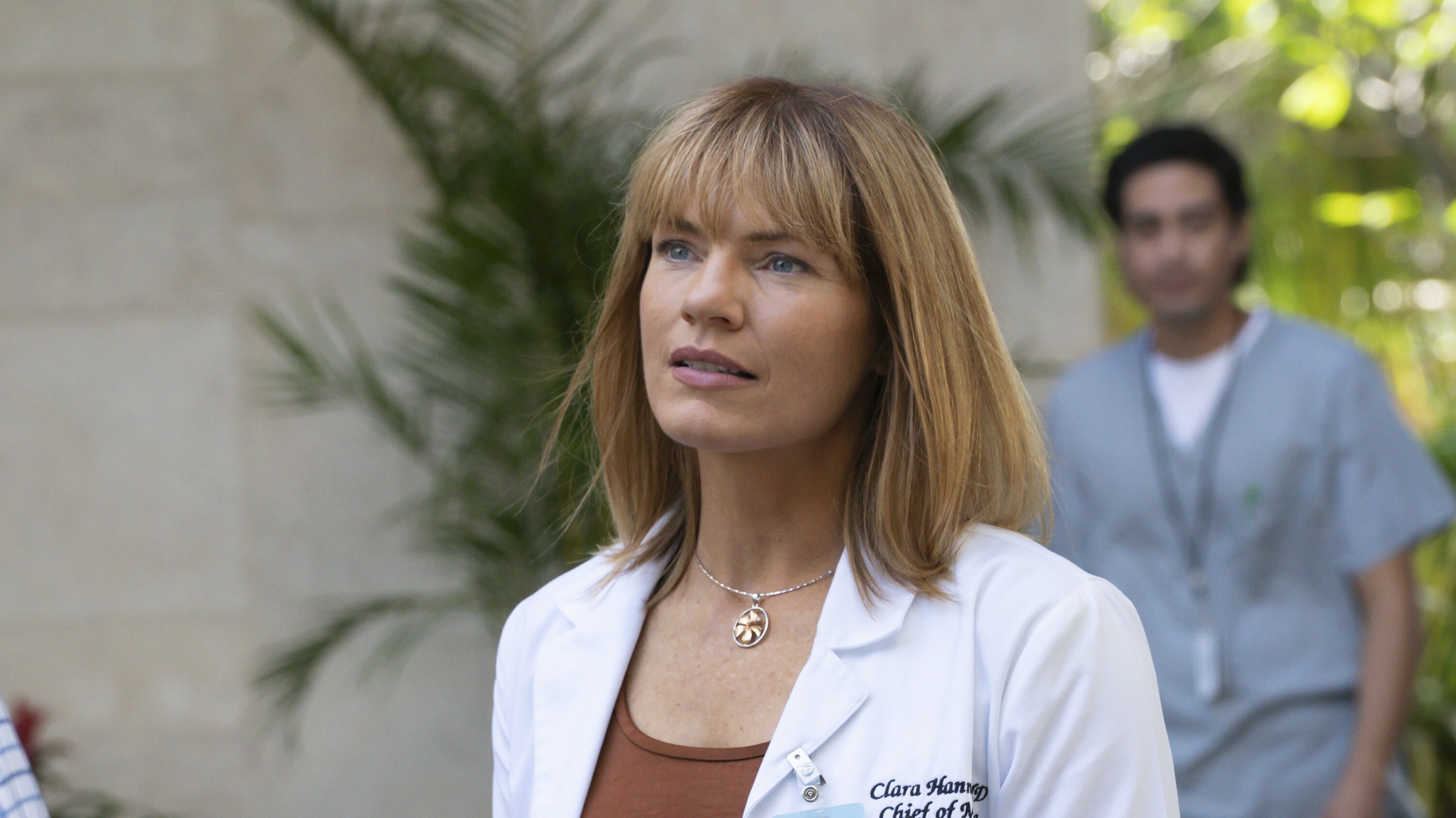 DOOGIE KAMEALOHA, M.D. - “Aloha - The Goodbye One” - Lahela is hired as a medic on Walter’s surf tour in Australia, and the Chief of Staff is announced. (Disney/Karen Neal) KATHLEEN ROSE PERKINS