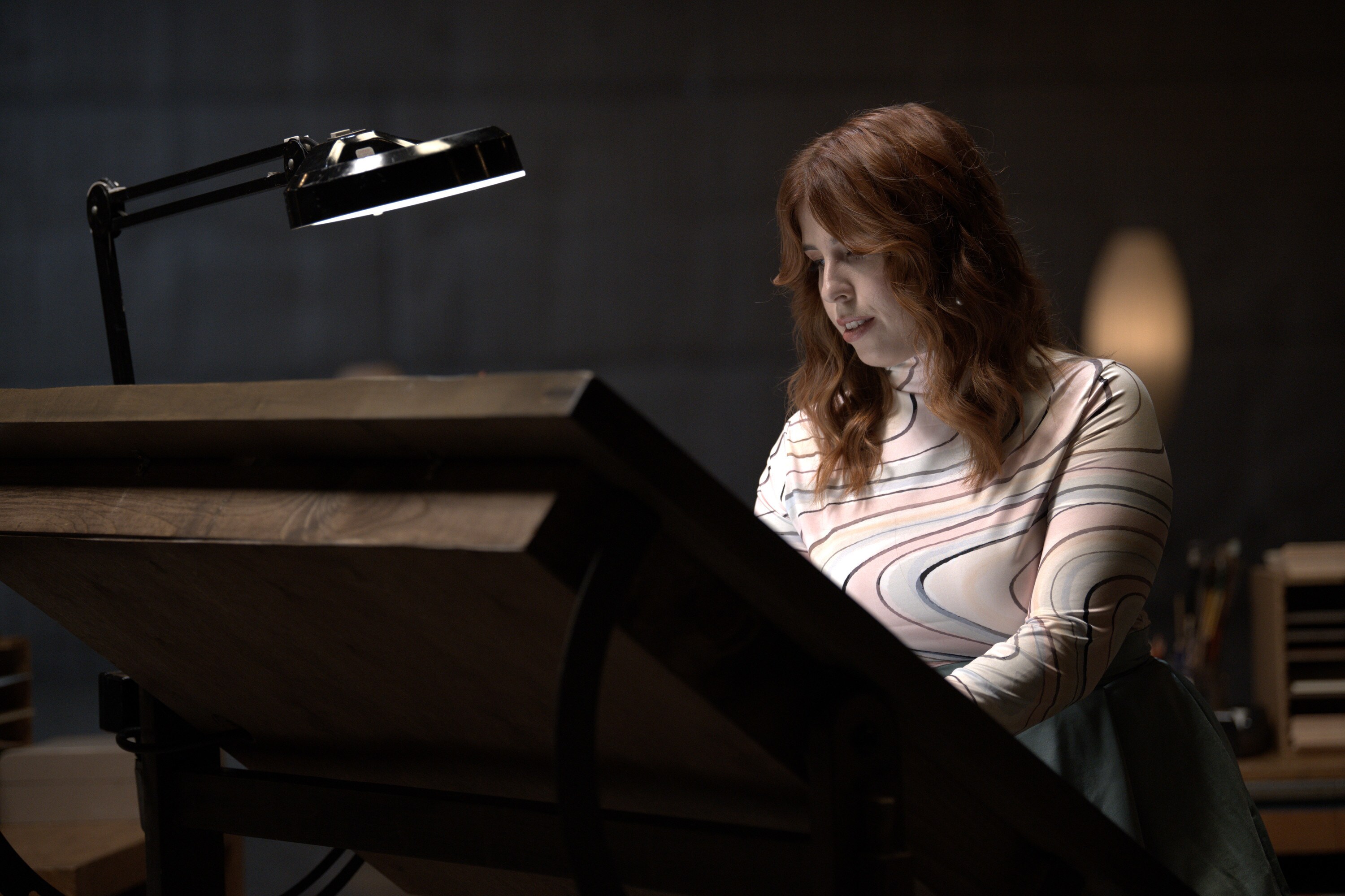 Samantha Vilfort has been a Story Artist with Disney Animation for four years, working on Ralph Breaks the Internet and Frozen 2. In this episode of Sketchbook she draws Mirabel, the star of Encanto. (Disney/Richard Harbaugh)