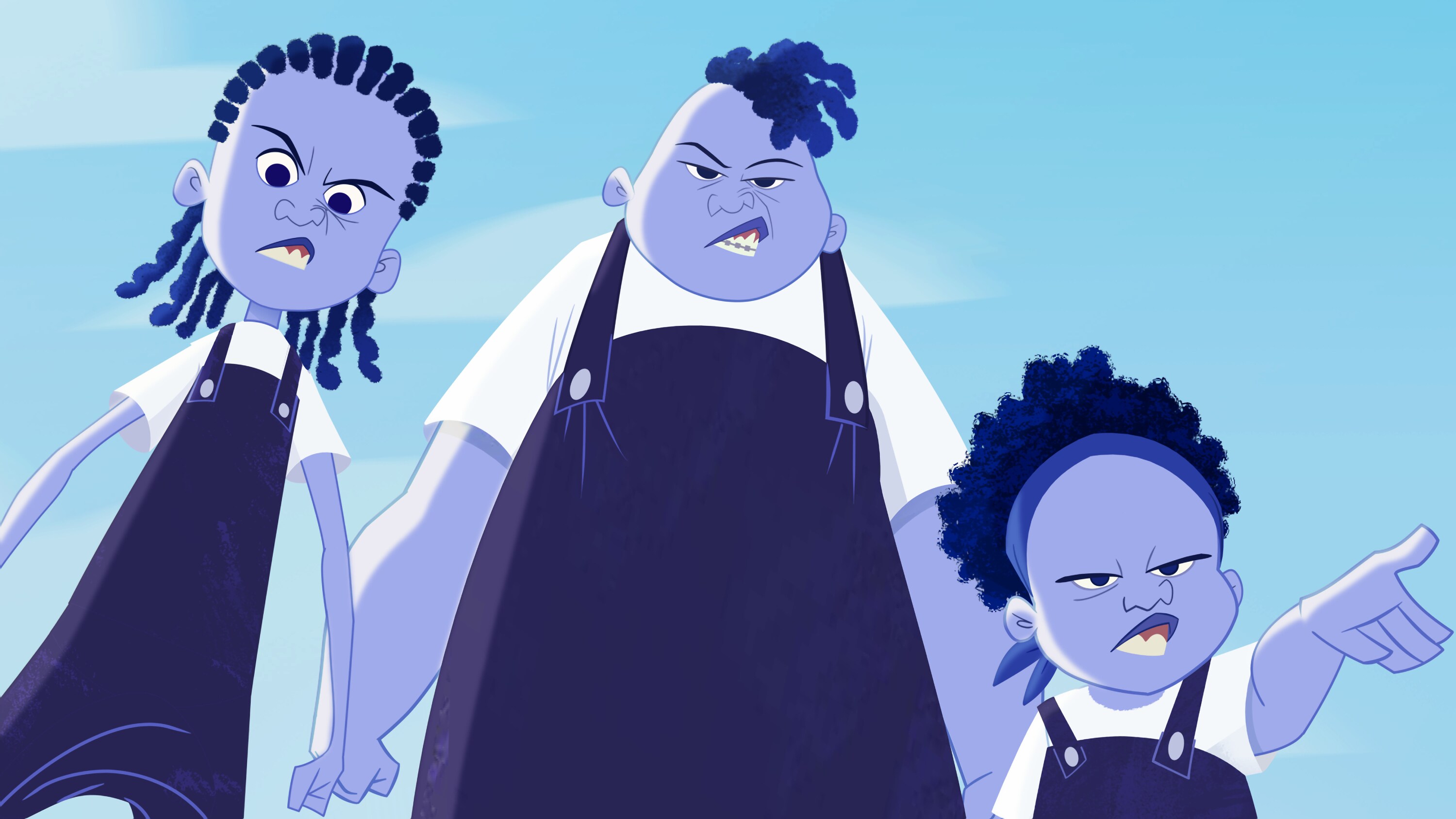 THE PROUD FAMILY: LOUDER AND PROUDER - “New Kids on the Block” (Disney) GROSS SISTERS