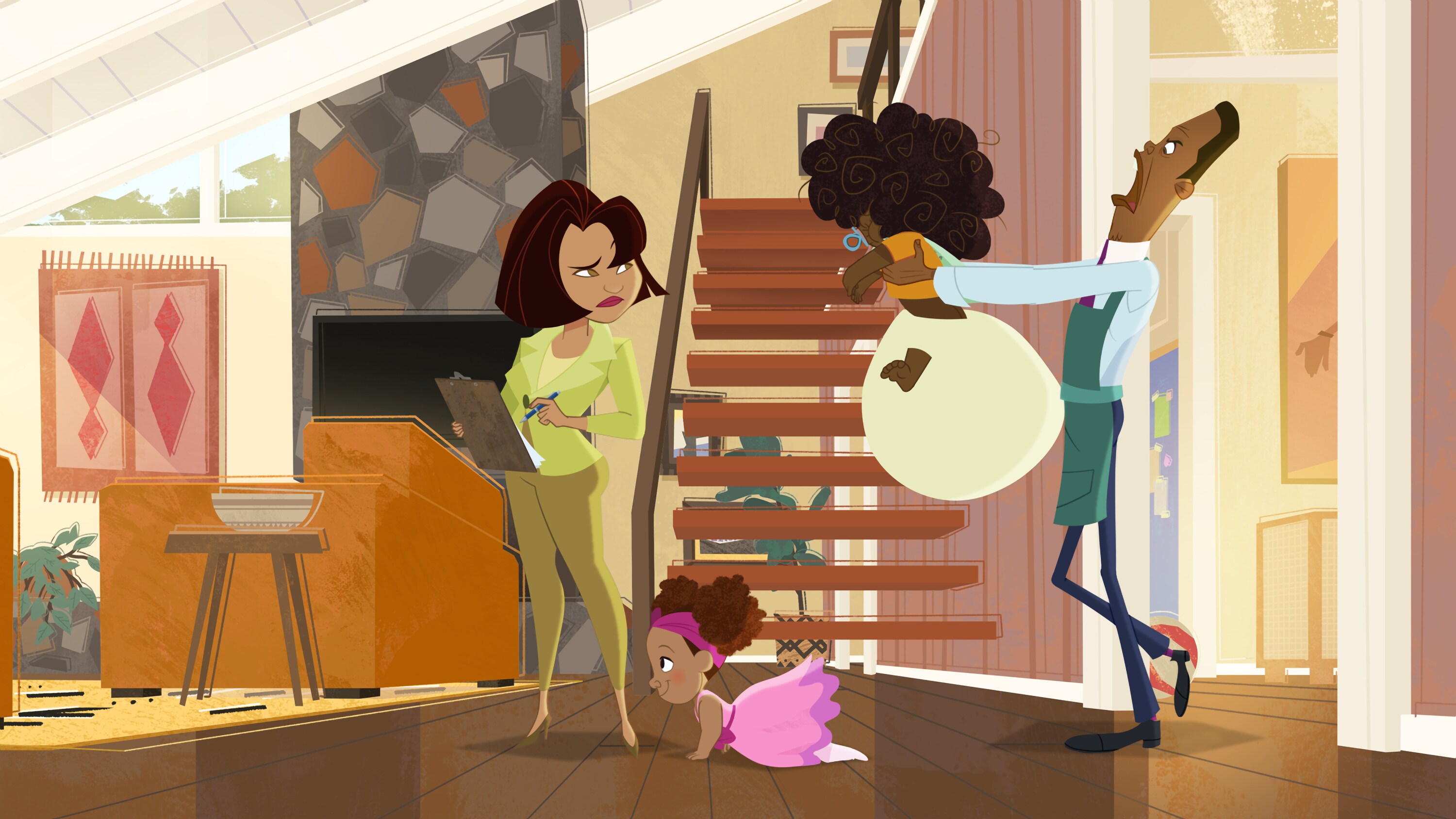 THE PROUD FAMILY: LOUDER AND PROUDER - “New Kids on the Block” (Disney) TRUDY PROUD, CECE PROUD, BEBE, OSCAR PROUD